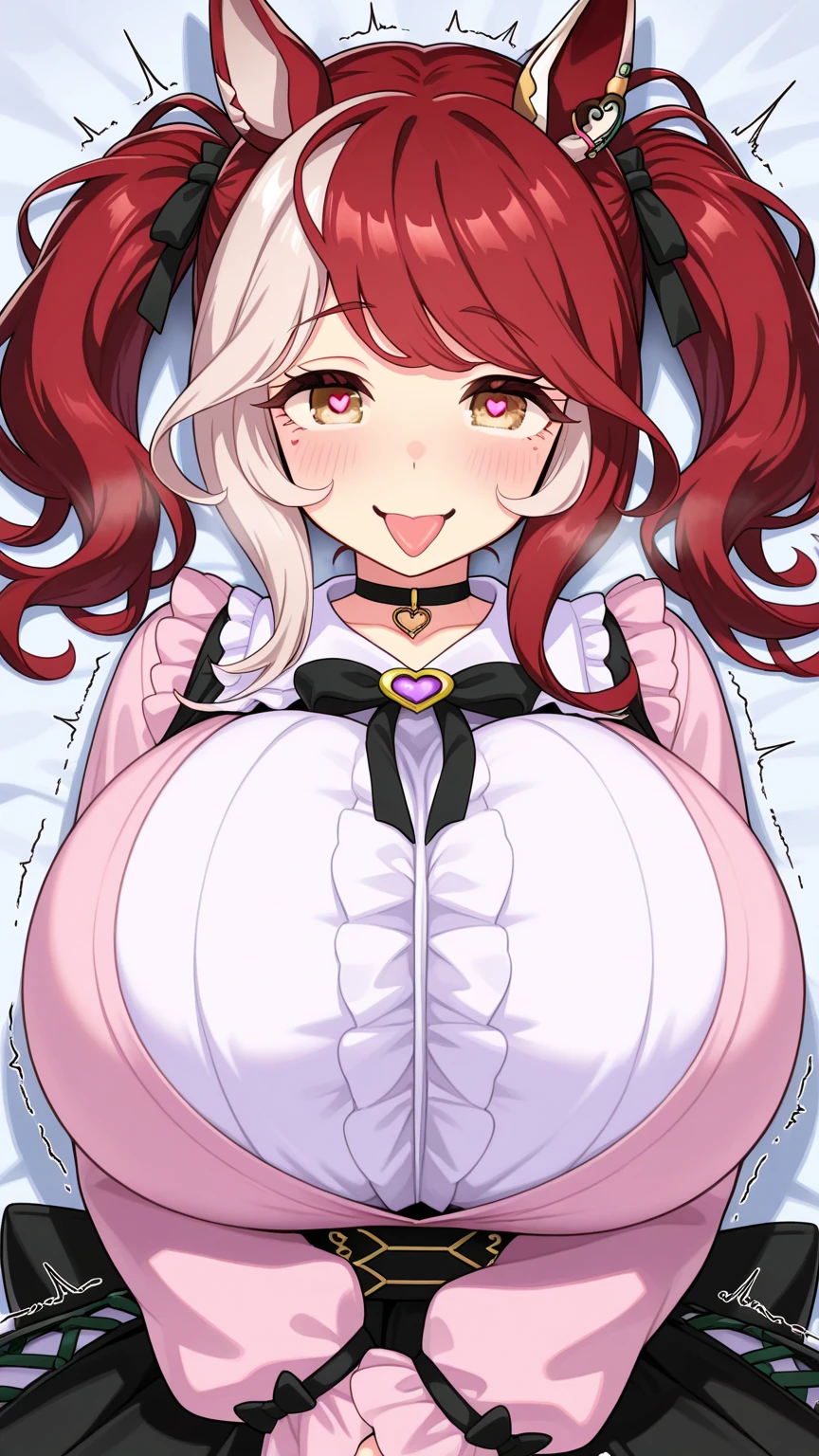 1 22-year-old girl, blonde Hair, Long double ponytail, brown shirt, Fluffy collar, White fluffy skirt, White ribbon on hair, Lots of hair accessories, (magical girl costume,fur trim:1.6),( large breasts:1.4), nsfw,(stare at viewer with stern eyes:1.1),(bitting own lip:1.1),(angry:1.3),(tears,tear drop:1.3),nose blush,(rape:1.5),(badmood:1.5),(steam:1.1),(sweat:1.1),(flying sweat:1.1), BREAK ,on back,(lying:1.5),pillow,bed,sleep assault,(1boy,penis,missionary sex:1.5),(spread legs open wide:1.4),(cum in pussy:1.5),