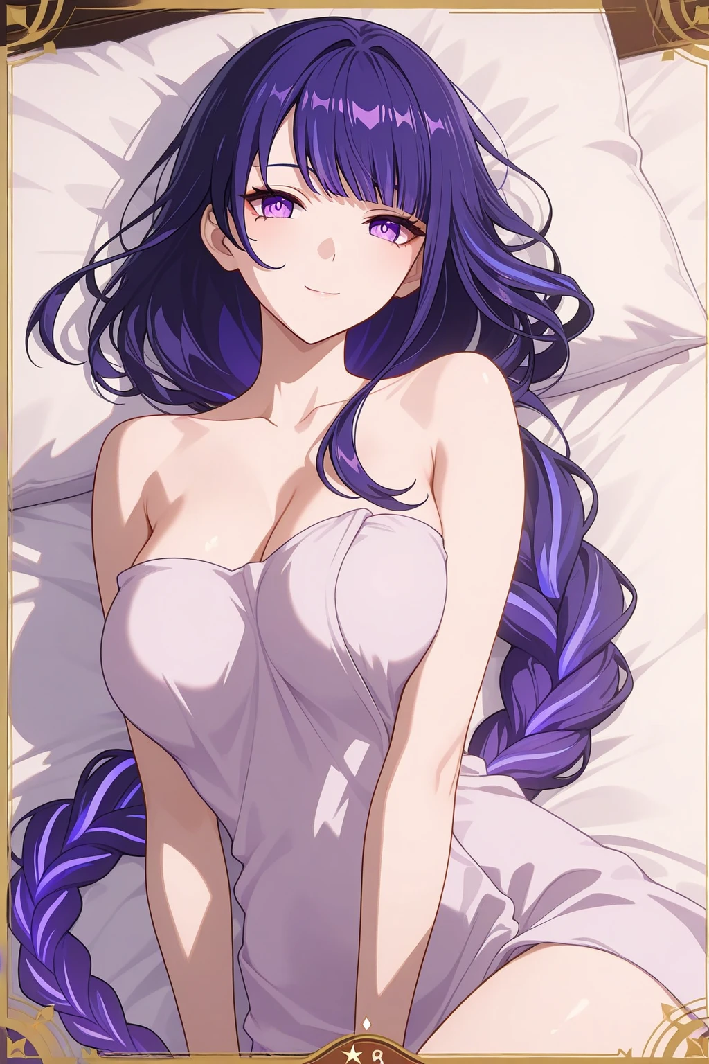 最high quality、best image quality、masterpiece、Curvy but thin body、perfect eyes, perfect face,The exact number of fingers、Exact number of legs、The exact number of armatures((bust 180:1.8)),beautiful blue eyes、1 girl:4.0、milking(Own),expose one's chest,beautiful nipples、beautiful big breasts(erect nipples:1)、sexy look、big breasts, 、black stockings、light blue short hair(inwardly curled hair)、thin、((Sexy navy elegant outfit 1.8)),from head to calf、black wristband on wrist、Golden star-shaped hair ornament、Golden Necklace、red face、Slippery texture))high quality、beautiful art、With background((bed)))、((lean back:1.8)),visual art、written boundary depth、One earring in each ear、mole under eye、beautiful thighs 、cry(open your eyes)