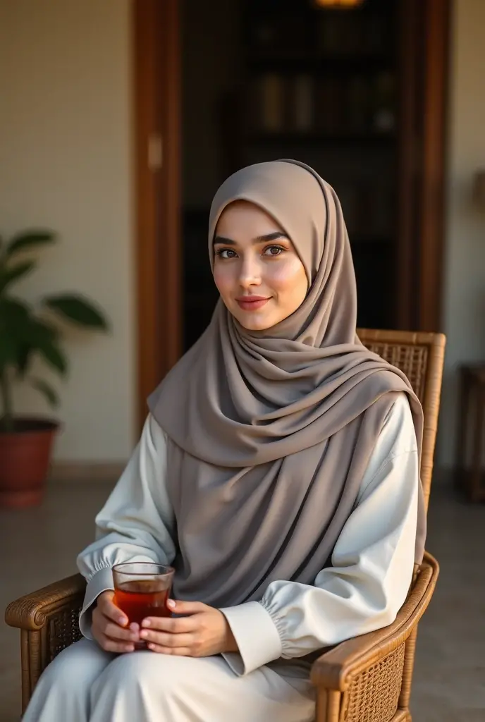 Muslim Girl have many money
