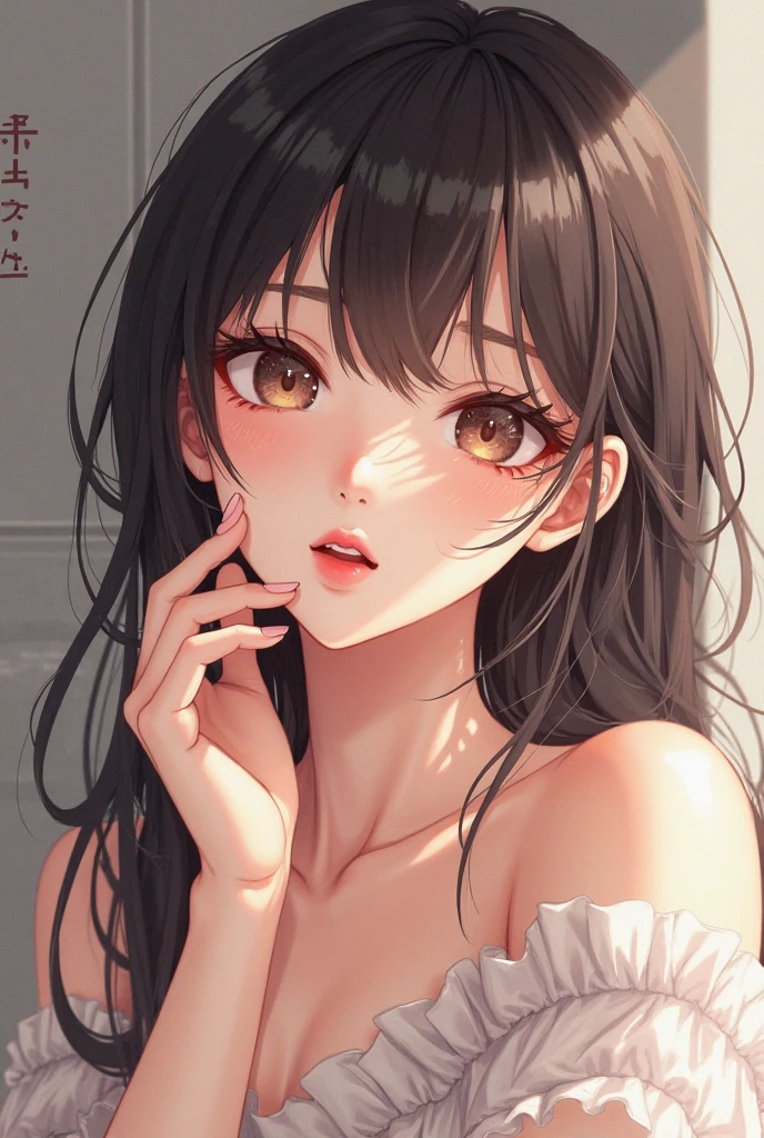 Japanese cute girl with boobs