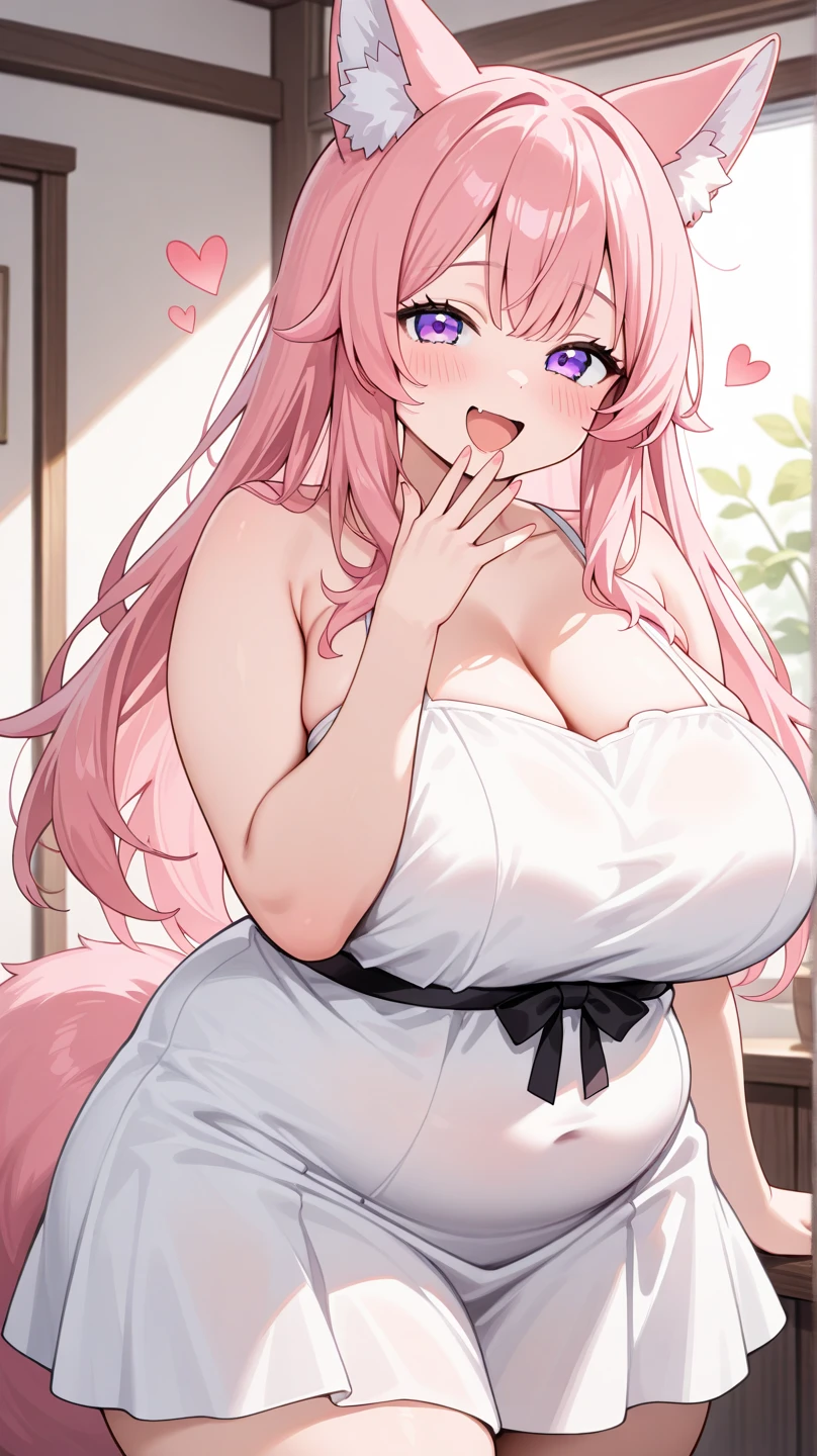 Shark girl, very sexy, big breasts, wedding dress bikini, Stick out your tongue and drool., Sweating