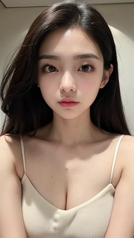 The prompt for the first theme is as follows: (Highest quality, 8k, masterpiece:1.3), Perfect Face, Korean, Medium sized breasts, Realistic Face:1.2, Highly detailed face, Detailed eyes, Big eyes, double eyelid, Detailed lips, Detailed Hair, Detailed skin, The beauty of sports, short wavy black hair, White sports bra, smile, early morning, Sweat, Looking into the camera.