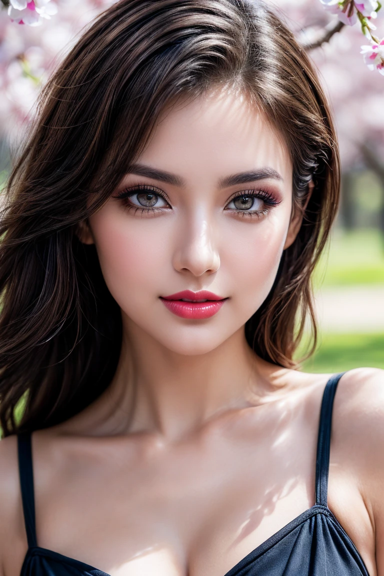 That cute goose egg face seems to sum up all the art of beauty in the world,Her big sparkling eyes resembled the clear waters of a lake,The eyebrows resemble distant mountain dais,The small Peugeot Japanese light oxygen nose adorns the face cutely,And that vermilion lips is the birthplace of her sexiness,Let men have the urge to sin!Not only does it look good,Her figure is also absolutely hot!Water snake waist,Peach buttocks,And the chest is also very well developed,At least C!