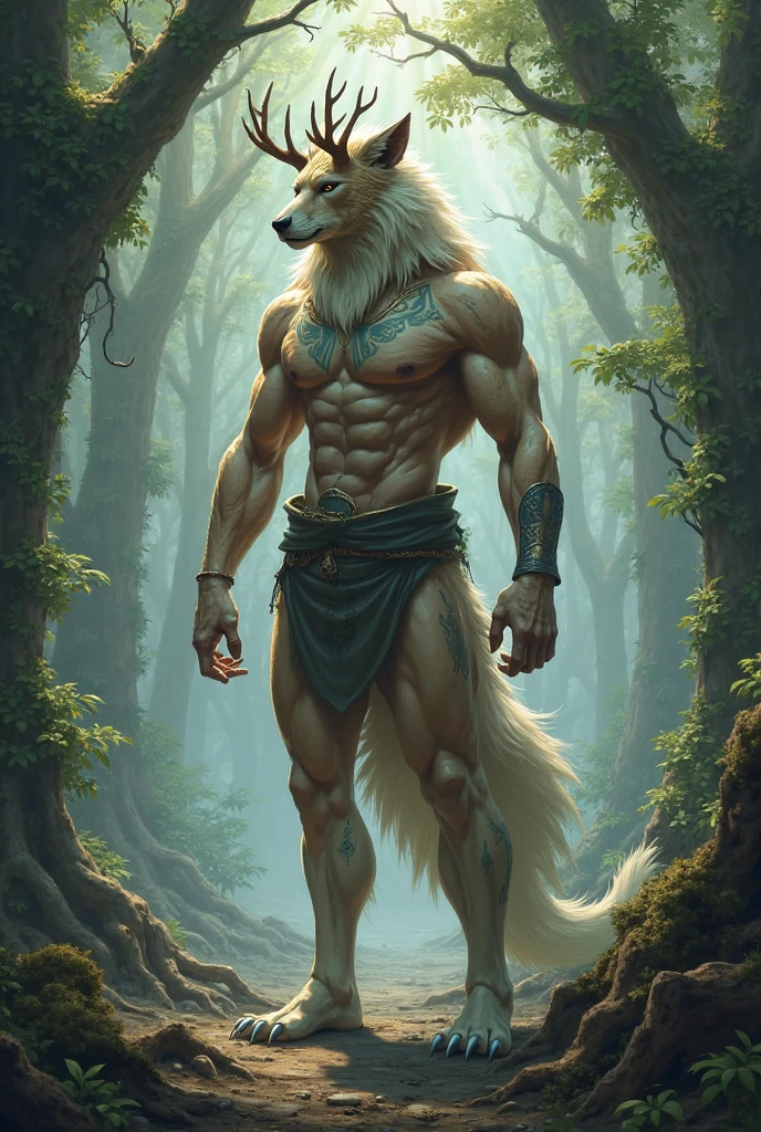((Painting a naked men walke wolf)), ((Werewolf)), piece of master, full body , by chunie, by darkgem:0.8, master part, fur cute detailed,confident,smiling,alone,colorful sclera, (Nico ), leather jacket, tooth, sleeves, spiked collar, Close-up, portrait, facial focus, muscular male, yellow eyes, , (Looking at Viewer), Smile:1.2, slim muscular male, , navel, good lighting, ( (sexy and hot inviting, forest background with full moon with wolves)), Detailed background, ((full body)), 35mm lens LanceMen, Luthien, god art, Greek mythology God, Moon God, handsome god , Earth God Mythology, A Stunning Portrait of a God, Frank Kelly Freas, Karol Bak Style, ((beautiful face)), Ultra Definition, best quality, 32k ultra | | | , Ultra HD | | |