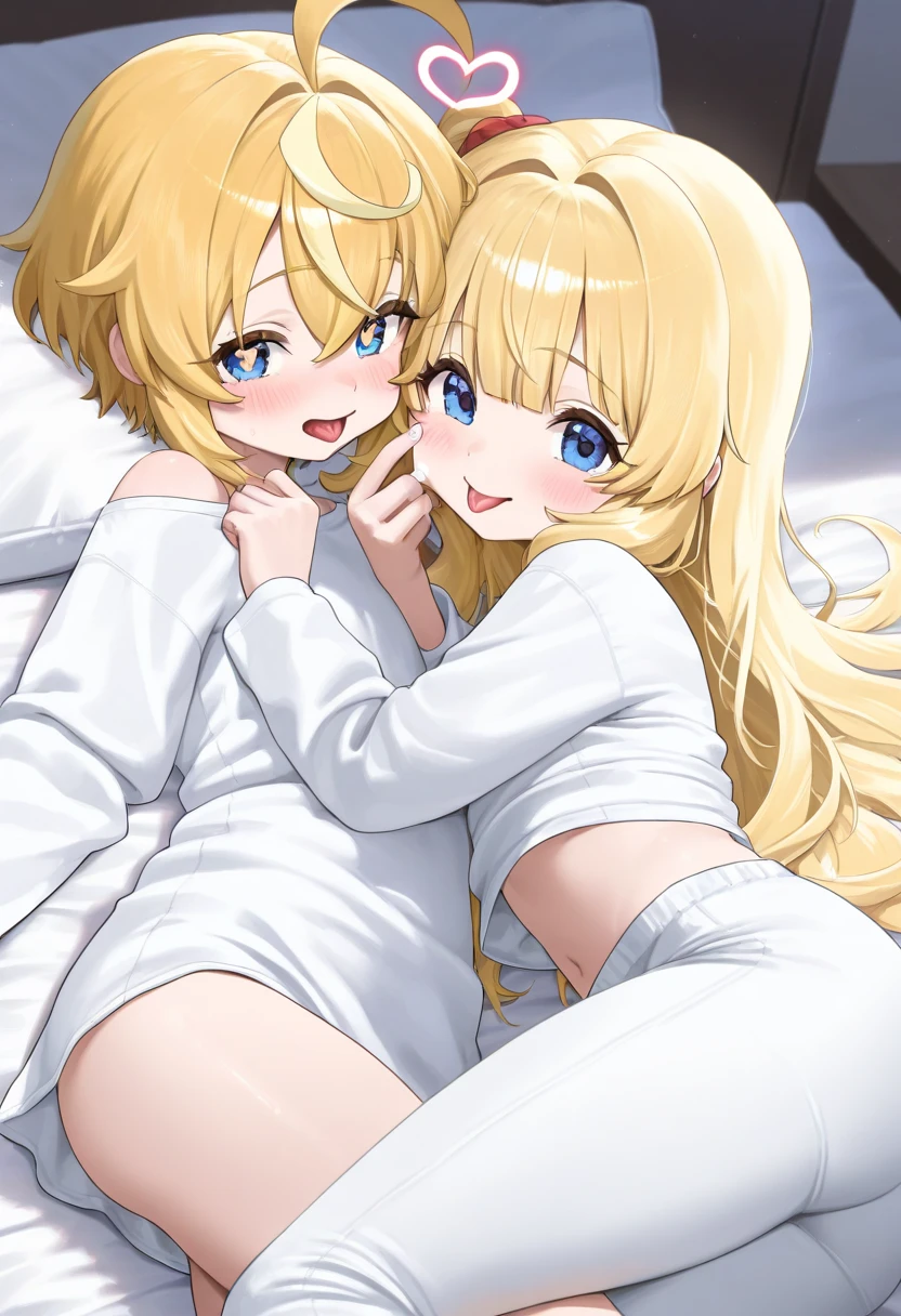 Yang Xiao Long, Weiss Schnee, French kiss, nude