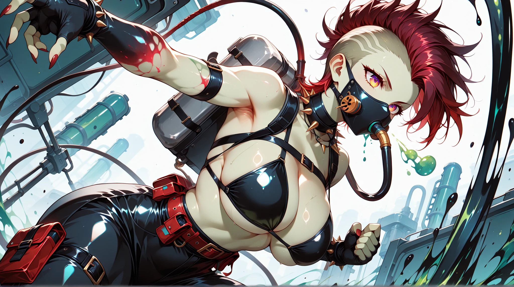 Anime girl lying on table, Beautiful anime girl kneeling with open legs, Biomechanical OPPAI, Sexy pudica pose gesture, seductive anime girls, with index finger, the anime girl is crouching, an oppai cyberpunk, hajime yatate, rogue anime girl ayanami rei, ryuko matoi, sexyposture, konachan,Exhale the mist,Stick out her tongue,Mermaid line,musculature,Ambiguous eyes,High-fork panties,Be red in the face,huge tit,over knee socks,open open mouth,Stick out her tongue, dropping saliva,White popsicles,Melted popsicles,Hair tied up,Long tongue,Single horsetail,The melted popsicle falls on the chest,Excitation,Rub your chest with your right hand,Plenty of liquid,White liquid,Floating popsicles,Suck on popsicles,looking at viewert,love heart,Throw a wink,Lick gently,Camel toes,Half-off coat,Oral sex,Popsicles in his mouth,Semi-closed Eyes,Abs,musculature,Sunburn,Brown skin,Popsicle pointed to panties,Put popsicles in it,Hold your butt with your left hand,Thick and long popsicles,Openwork panties,Top crotch,Fork the legs,without wearing shoes,Mesh socks,Excretion of breast milk,yogurt,Yogurt comes out of the mouth,Yogurt flows from the inside,A small amount of belly yogurt,Lower breast,Excrete yogurt,Get wet,leg loops,Yogurt flows from the butt,Jet yogurt,The halo,Lunette de soleil,black long boots,Deep orange glowing eyes,coda,Milking