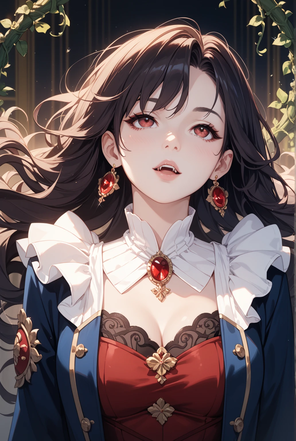 (Highest quality, masterpiece, Very detailedな, Very detailed, Exquisite, 16K,Full HD),(White Background:1.5),、Big Breasts,No text,Upper Body,serana