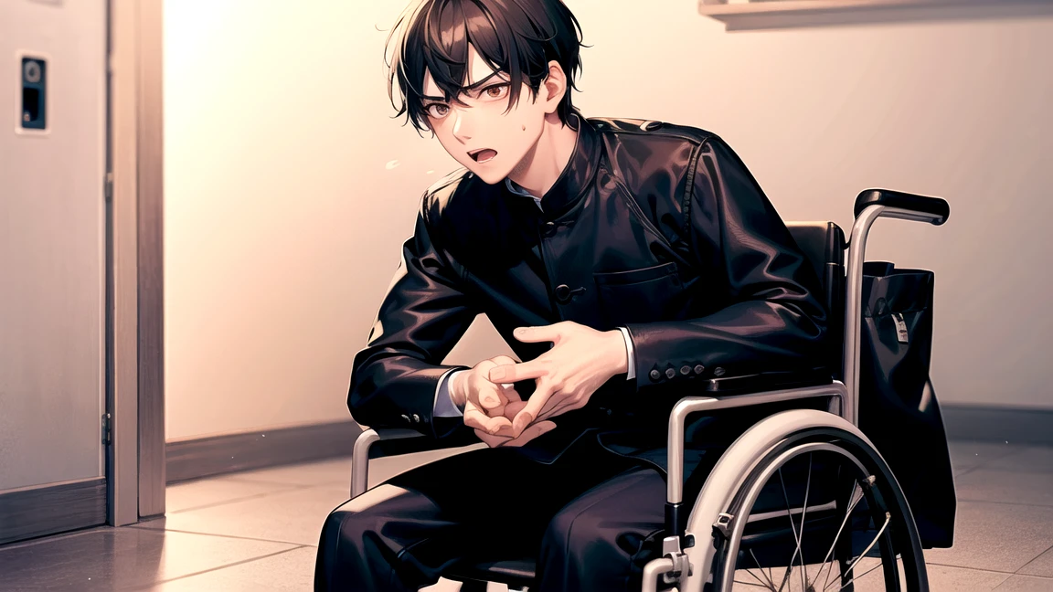 best quality, HDR, Extremely detailed face, young man, (wearing black framed glasses), (black hair), (short hair), (black eyes), (full body), tentacle clothes, (latex schoolboy uniform), tentacles, tentacle sex, kneeling, open mouth, <lora:tentacle_clothes:1>
(detailed (boy hair, boy face, boy cloth))