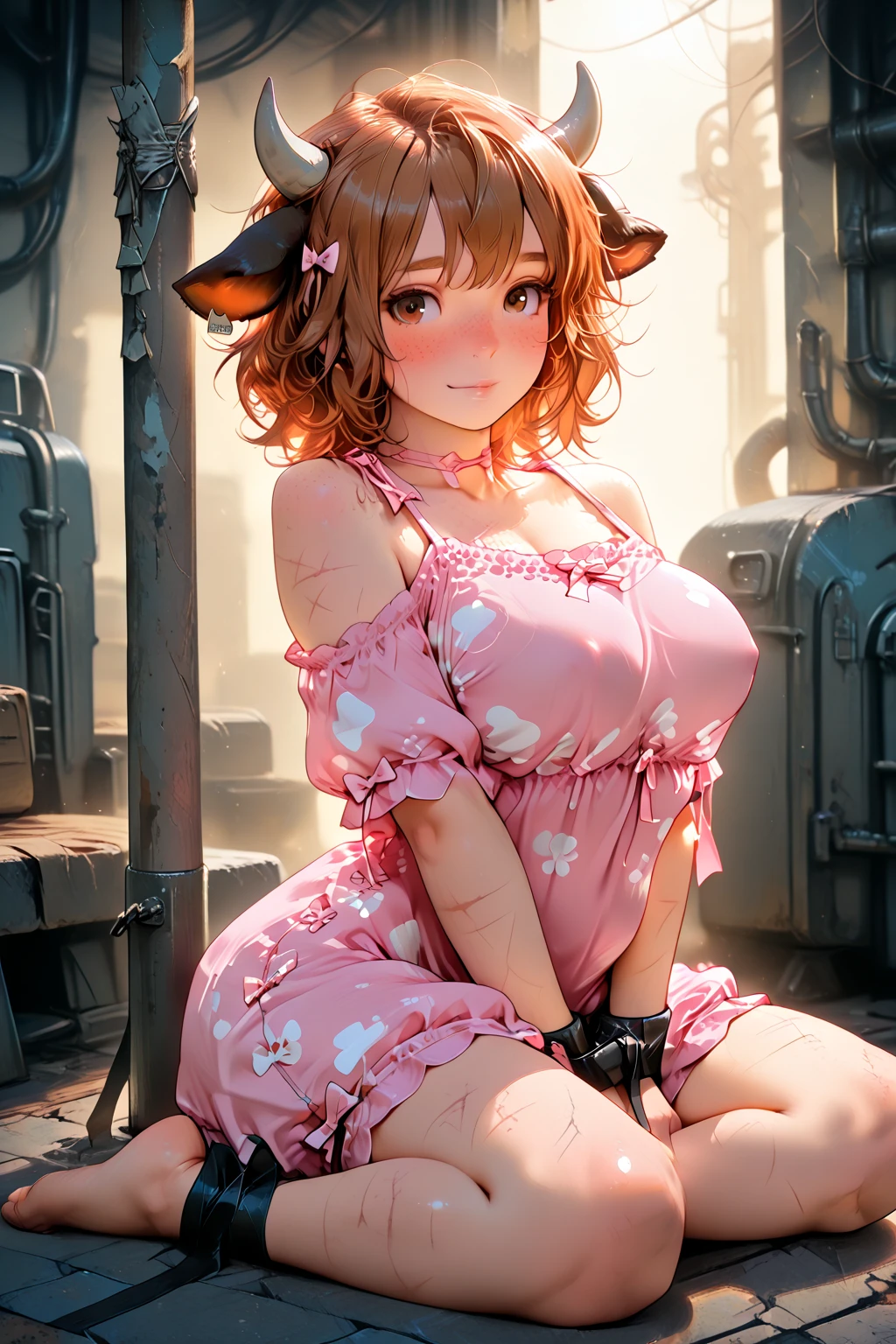 1girl, (((giantess))), (((view from bottom))), ((Inside the cage)), ((Someone)), ((trellis)), ((A little fur)), Looking down on the beholder, Stretches out his hand to the beholder, Heterochromia, (((big breastes))), ((teats)), (((fur))),((cat ears)), steam, (((cat tail))), ((Long reddish-pink hair)), (((Brown Collar))), age 26 years, 40. Milfs, wants to eat the beholder, ((saliva)), ((Hungry gaze)), (((slightly fat))), uvula, ((completely naked)), mouth, lips, teeth, Dominant Expression, Powerful, ((((fat folds)))), (((Chubby))), (((Nudie))), the sweat, A magical forest, leaves, grass, Small trees, hentai, Masterpiece, (((seductive position))), (((Seductive expression))), (Squished), (beatiful face), (Beautiful eyes), (Concept art), (((Detailed))), ((Intricate)), pixiv, Light Novel, 4k, Vivid colors, soft light, Carbo Style