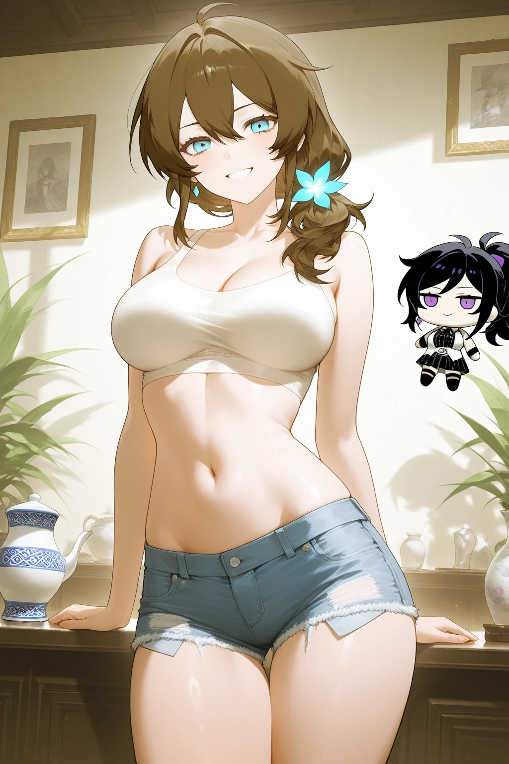a few cartoon images of the same female character that i'm not sure what this is, a young girl touching her stomach and her breasts, a collection of sketches of several women, two pages show a woman in underwear next to another girl wearing a thongy panties