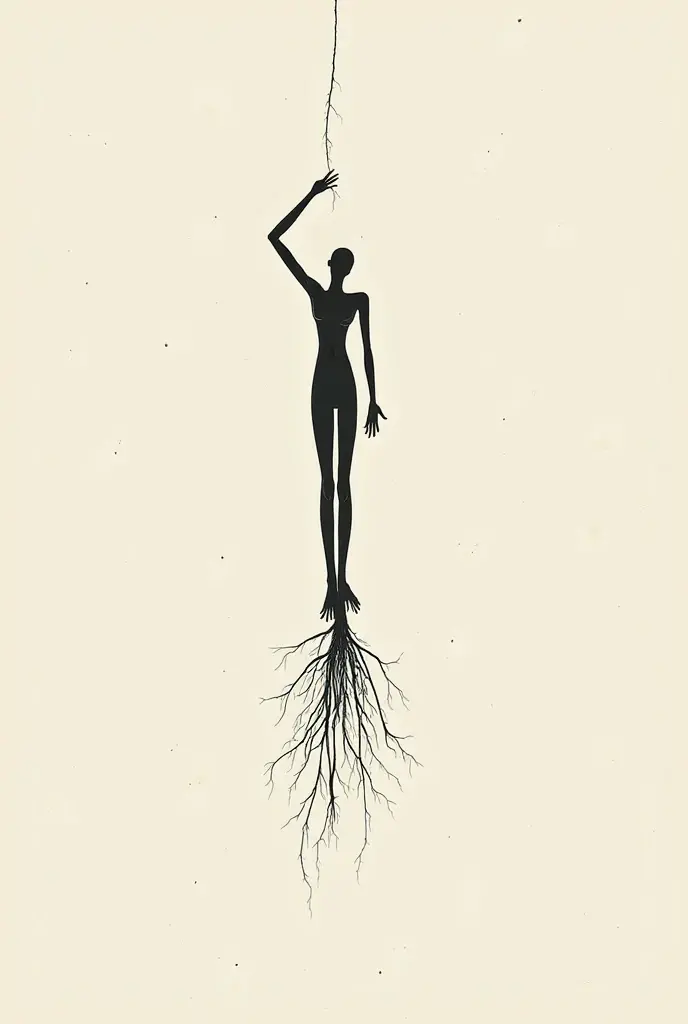 In one half, show a figure that is wobbling or in erratic motion, with visual elements that suggest instability, such as wavy or broken lines. In the other half, it features a figure that is calm and poised, surrounded by symbols of stability and respect, such as a steady heart, a pair of interlocking hands, or a continuous circle representing empathy and lasting connection.
Make it in drawing style, simple