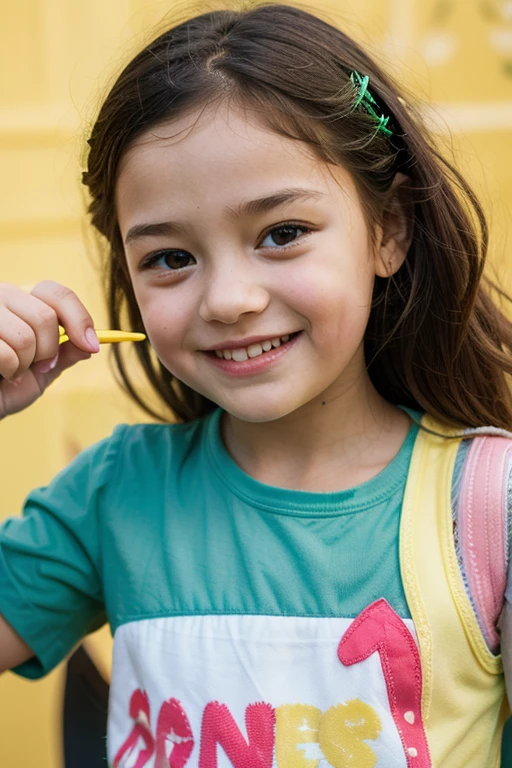 A little kid is making a disgusted face their parent stands just out of focus to the side holding a piece of lemon, comical