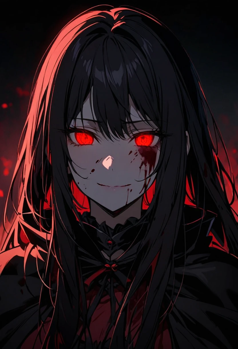 masterpiece Gothic Vampire doll, Blood Masacre, , blood sparks, pycho laugh, detailed and intrincicate, hd