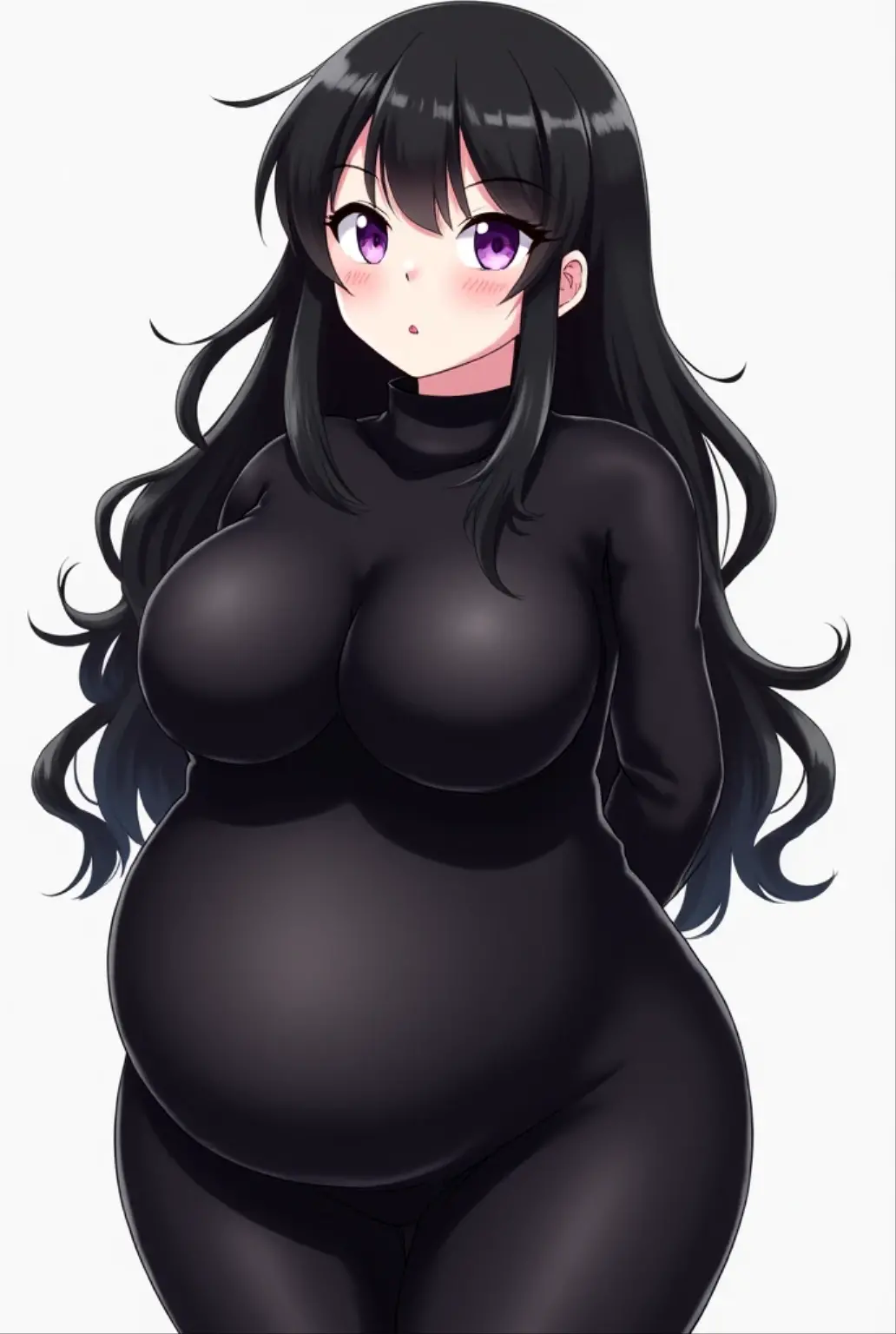 Hair Bow, black hair,Big Baby Bump pregnant, bunny girl suit , Big , nipple, cum,16 years girl, Big pregnant Belly, Big Pregnant girl, Largest Belly of Pregnant, Huge Pregnancy Belly, purple eyes, huge 9 months Pregnancy Belly