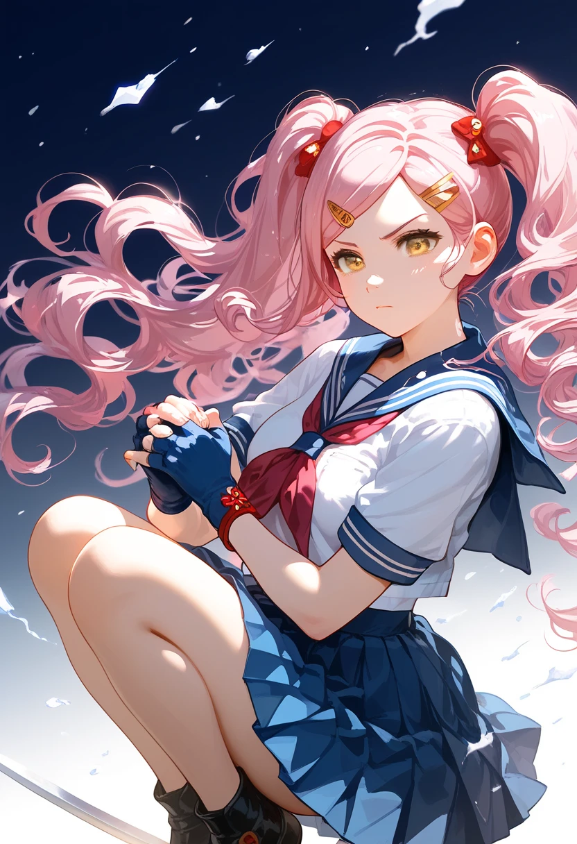 (((Masterpiece))), (best qualighy, best resolution:1.2), ultra perfect ???????, very delicate, super gorgeous hair, very long and beautiful hair, multicolored hair, absurderes, glowing eyes:1.2, white and purple bodysuit:1.4, clothes under clothes, full body, pigeon-toed, holding a sailor moon stick, smiling moon and stars in the background, unique art, most beautiful art, ((very detailed)), beautiful details, ((nice drawn hands and fingers)), (most beautiful legs), depth in field, cinematic lightining, colorful, (gradient)