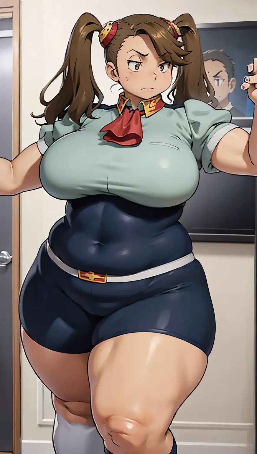Beauty Pervert Lewd Martial Artist Peace sign towards the camera Provocative face Ten-gallon hat Onapet Magazine Cover Playmate Yellow micro bikini Blindfold Short Hair Pubic hair sticking out of pants Crying face Obedience Gravure idol Mizuki Tono