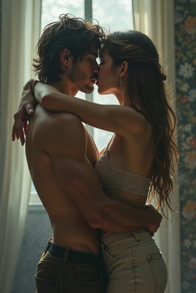 Girl and boy sex with bad