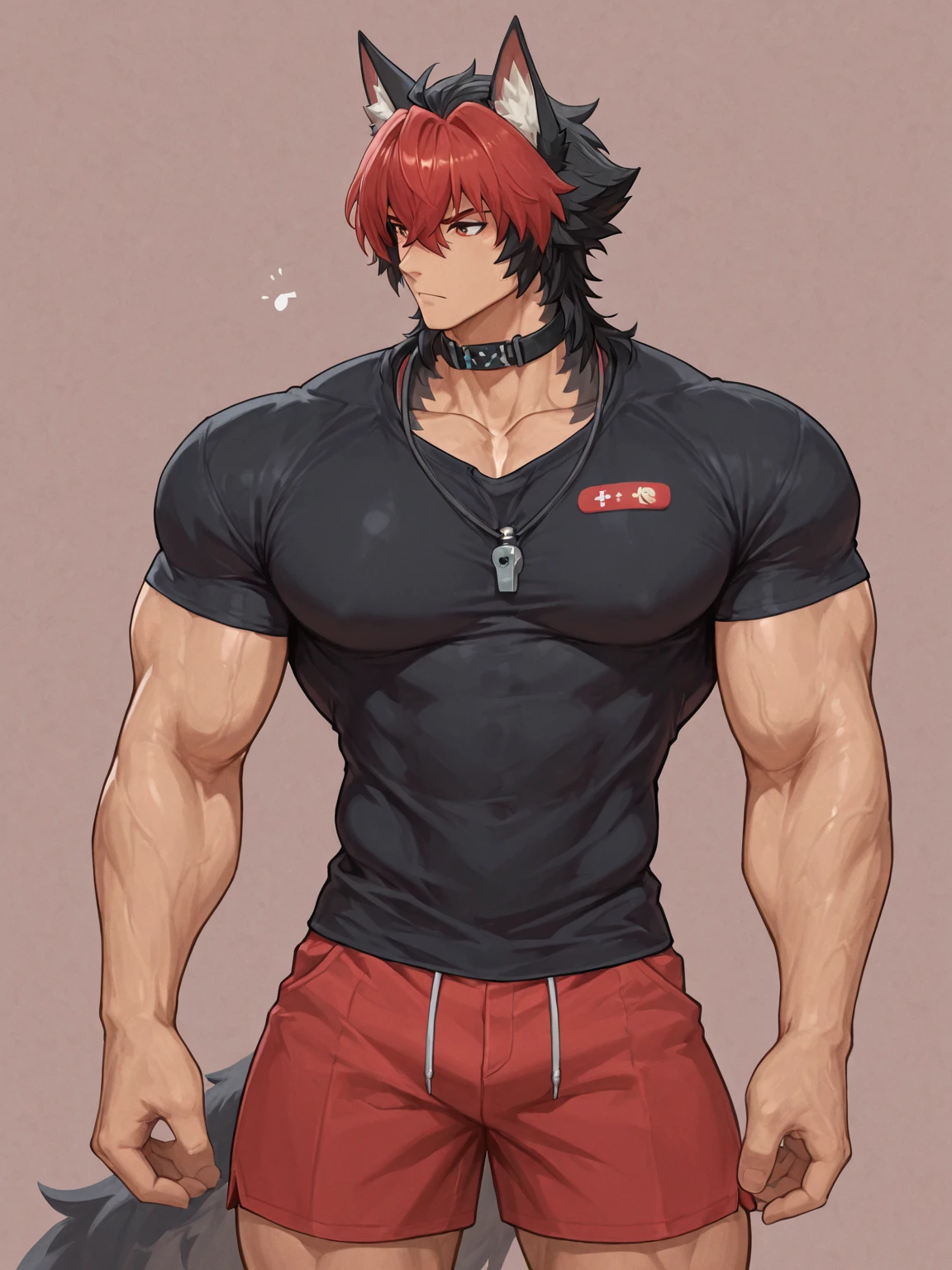 bara furry bunny, perfect face, red short hair, pink skin, underwear and openedshirt only, at shcool