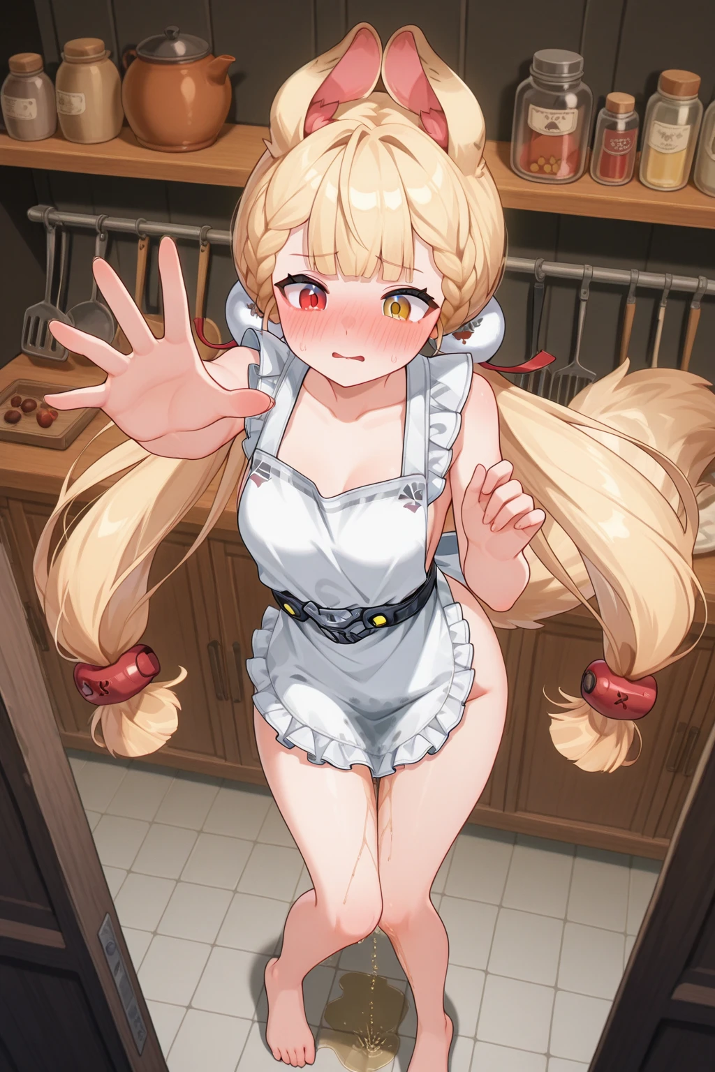 (((ultra detailed, The best quality, 8k, very small breasts, satisfied, relaxed, girl, bathroom, blushing)))
