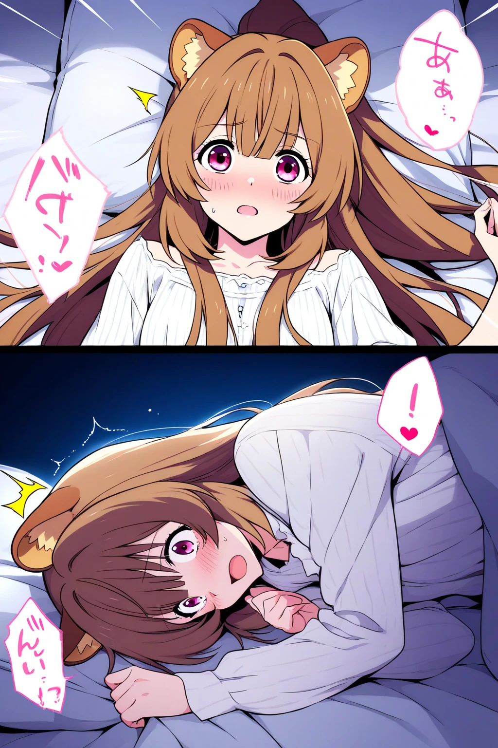 Hallucination, daydream , bokeh , Controlled by darkness, Kama Sutra , mating season rabbit couple