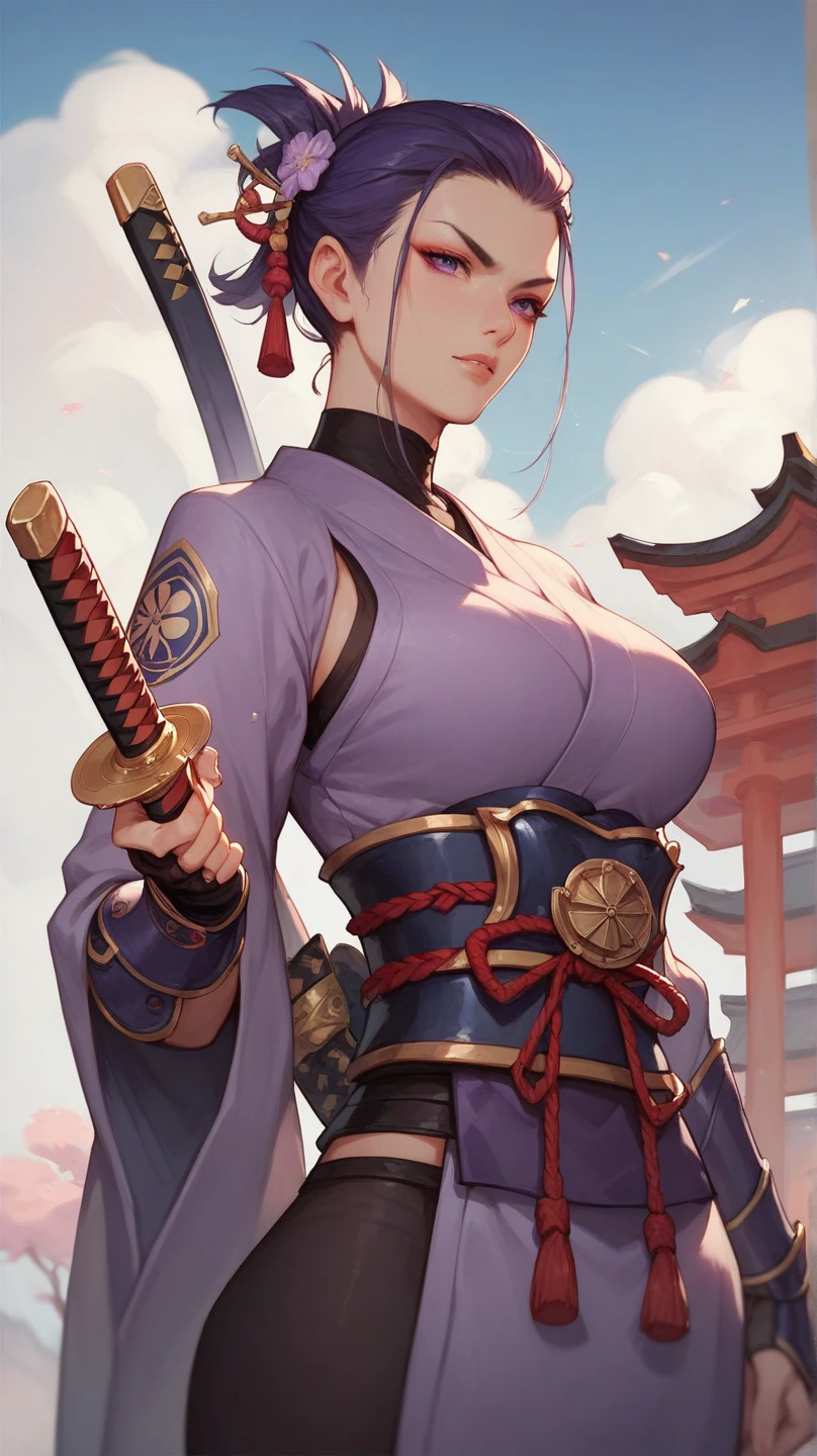 ((top-quality、8K、masterpiece:1.3))、girl with、Red Lotus/(Nike, Goddess of Victory)/,holds a sword、battle field、Warrior's eyes