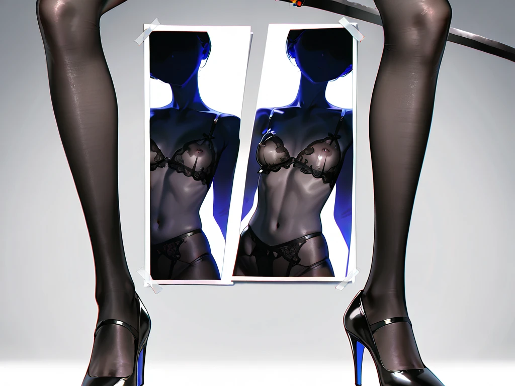 Illustration art,Whole body movement,Sexy woman in sexy clothes,Soprano Woman,Very cool facial expression,solid color backdrop,Great erotic art,painting art,Sexy art,sideface,facing away from the audience,Detailed body part details,long leges,Inspired by J.c.Ryan Decker,Epic European and American illustrations,Tall,The whole body is evenly sexy