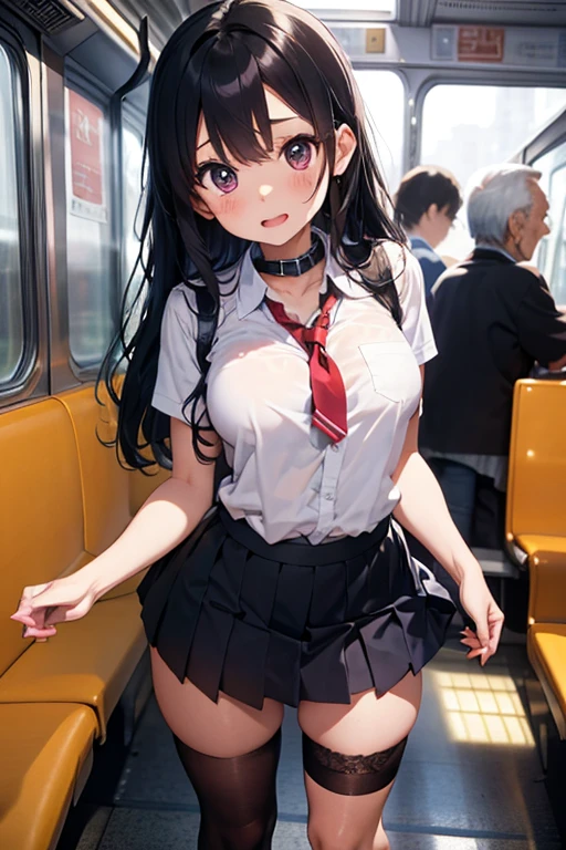 pieces fly,masterpiece,highest quality,Super detailed,High resolution,High resolution,8K portrait,unity,8k壁紙のHigh resolutionCG,unity 8k wallpaper,cute type,a bit:1.5,:1.5,Highly detailed CG unity 8k wallpaper,realistic,real person,cute type,a bit,portrait photography,shiny skin,High resolution,(16 years old:1.3),(1 girl),beautiful clear eyes,very detailed explanation,delicate face,nice lips,slender body,thin waist,thin foot,(city road:1.6),cute type,perfect face,seriously,(blush:1.5),(cute:1.5),(black bun hair:1.3),((medium breasts:1.3)),same,(school uniform:1.2),((clothing lift:1.5)),(I have nipples:1.2)、detailed explanation,vagina,vaginaを表示,spread,foot,spread、((vagina内で絶頂:1.5))