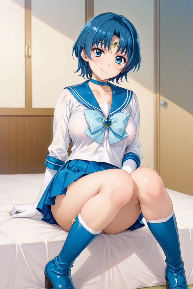 (masterpiece:1.4, highest quality), (Realistic, photoRealistic:1.4), Beautiful illustrations, (Natural Side Lighting, Cinema Lighting), avert your eyes, (whole body), 1 girl, 40 years old, ((Mature Woman:1.4)), (((Beautiful anime faces))), Perfect Anatomy, Symmetrical cute face, Shiny skin, Blunt bangs, Beautiful Hair, Beautiful Face, Beautiful clavicle, Beautiful body, Beautiful breasts, Beautiful thighs, Beautiful legs, Beautiful fingers, (((navy skirt suit)), ((Navy pencil mini skirt)), ((White collared blouse)), ((Navy Blazer)), ((Red bow tie)), ((Navy Patent High Heels)), ((Black pantyhose))), (A huge TV in the background), Written boundary depth, (Late Night), (conference room), ((Randomly changing pose, Spread your legs)), (Hollow Gaze, Emotional erasure, Expressionless, Hypnotic state), (Tall Woman, Slim figure, Firm breasts), ((Her white underwear is clearly visible under her skirt.)), (Angle from below), Cowboy Shot,