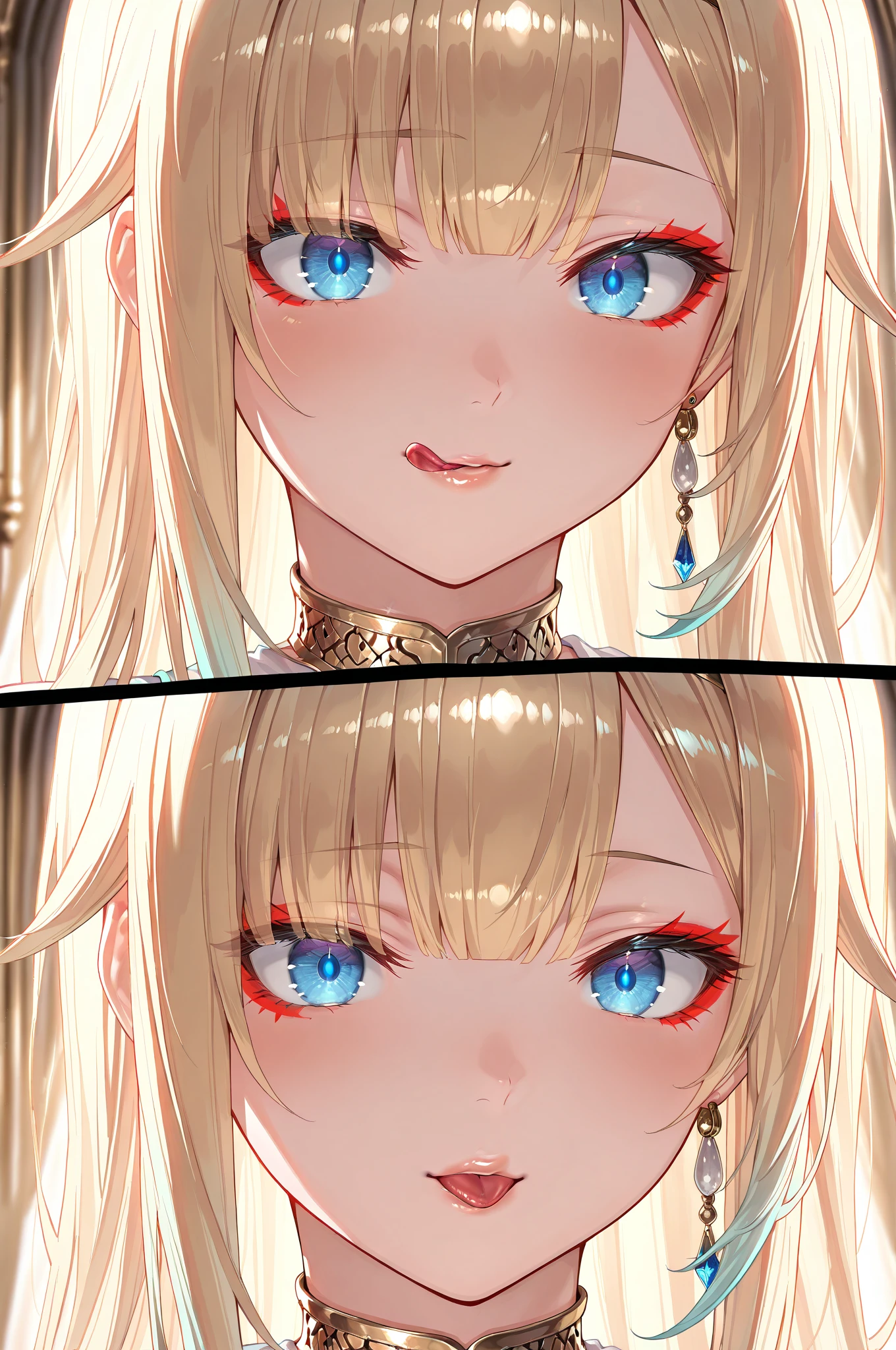 1 beauty, (Light Purple Eyeshadow),platinum-blonde-hair, thick body,thick neck, broad shoulders, Smaller face, Long body, tiny chest, Watery Big Eyes, Toned body, Beautiful constriction, (Iki face:1.4), long eyelasher, Blushlush, in poolside, Wet whole body, ((Glittering champagne gold colored bikini swimsuit:1.4)), (wet and disheveled hair:1.4), (Dynamic Angle Zoom:1.2), ((Perfect Anatomy:1.2)), (Heavy sweat on the face:1.2), Splattering splashes shine:2, fine splashes on the body, High-speed camera:1.2, (Platinum Necklace and Earrings), (Sunset colored sky:1.4)