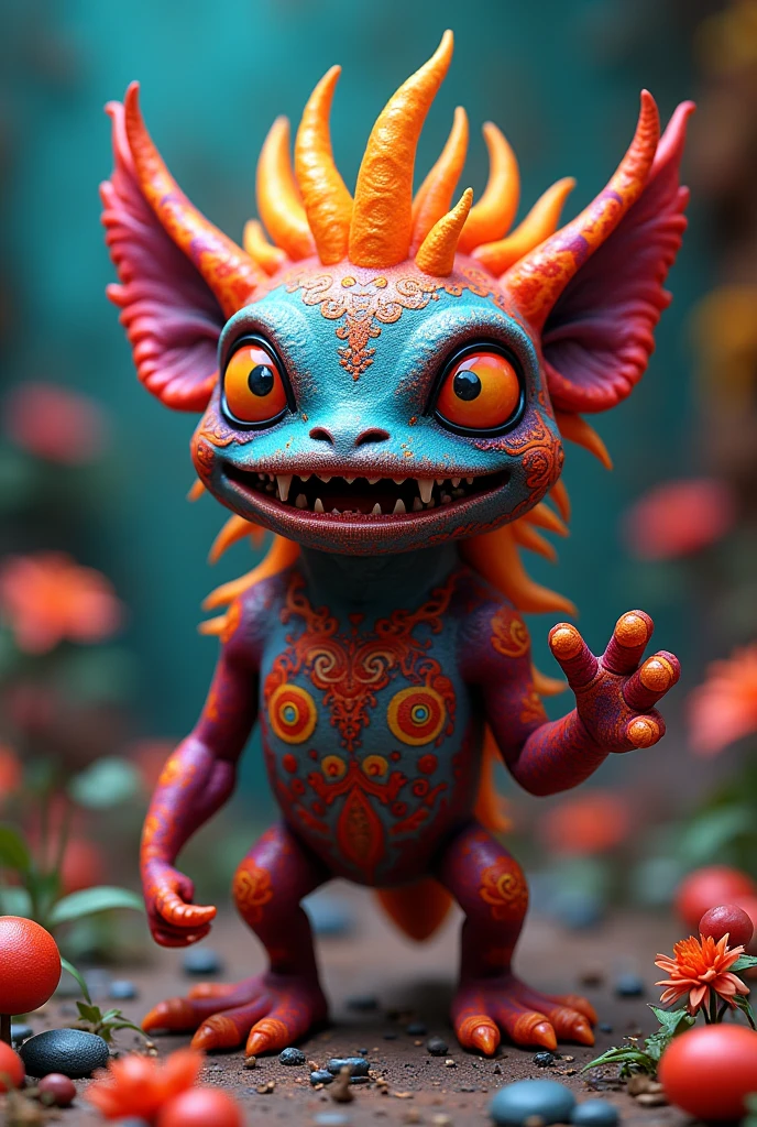 <lora:InfiniteTina:.6> A 24-year-old InfiniteTina bug creature with rainbow hair