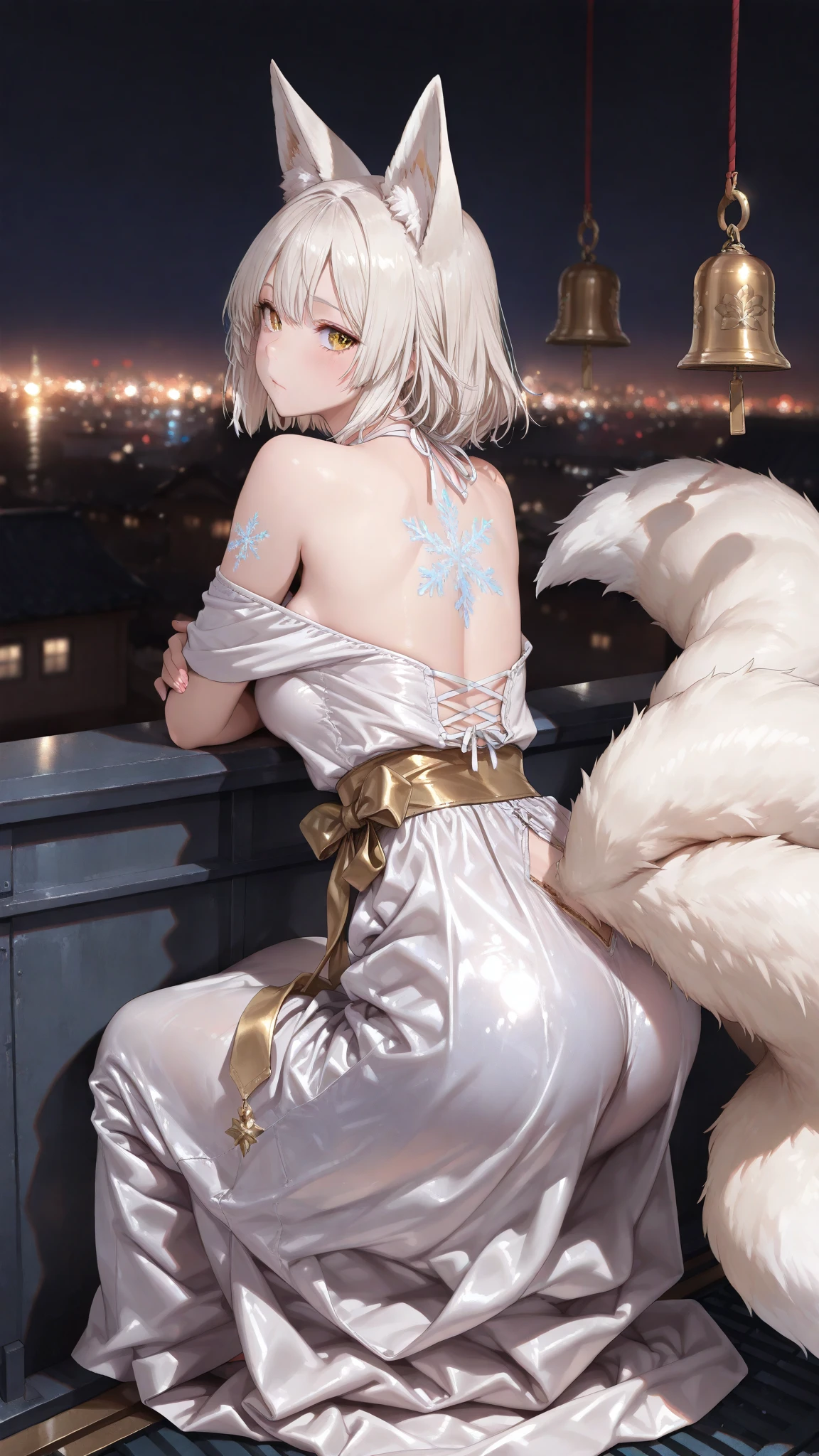 doujinshi cover_page, highres, top quality, best quality, paid reward available, unparalleled masterpiece, perfect artwork, absurdres, High-quality illustrations, super high resolution, detailed background, perfect ???????(1girl, kemono, furry anthro, fearless smile, reach for the clock) in room with clock, fantasy artwork, cinematic lighting, Backlight,