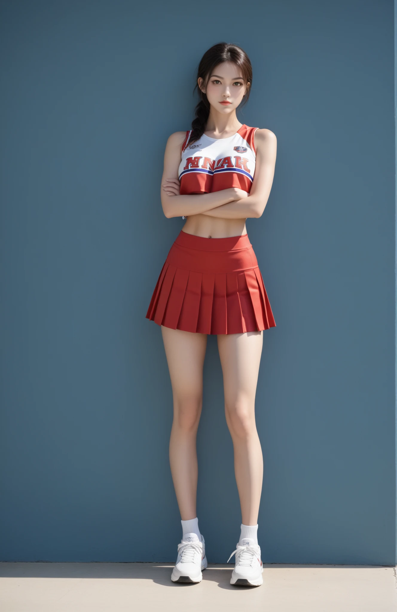 kasumi, eyes browns, (best qualityer, ultra detali), (realisitic:1.37), beautiful and detailed face, ultra-realisitic texture, 精致的面容, Delicate body, red lipgloss stick, shiny colors. High definition, 8K