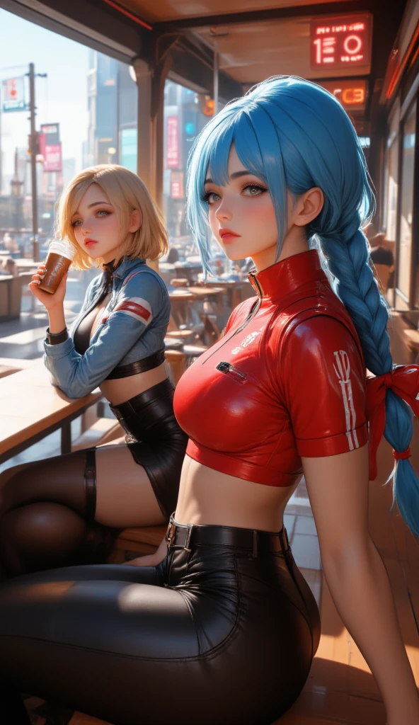 Bulma asking Rei Ayanami 