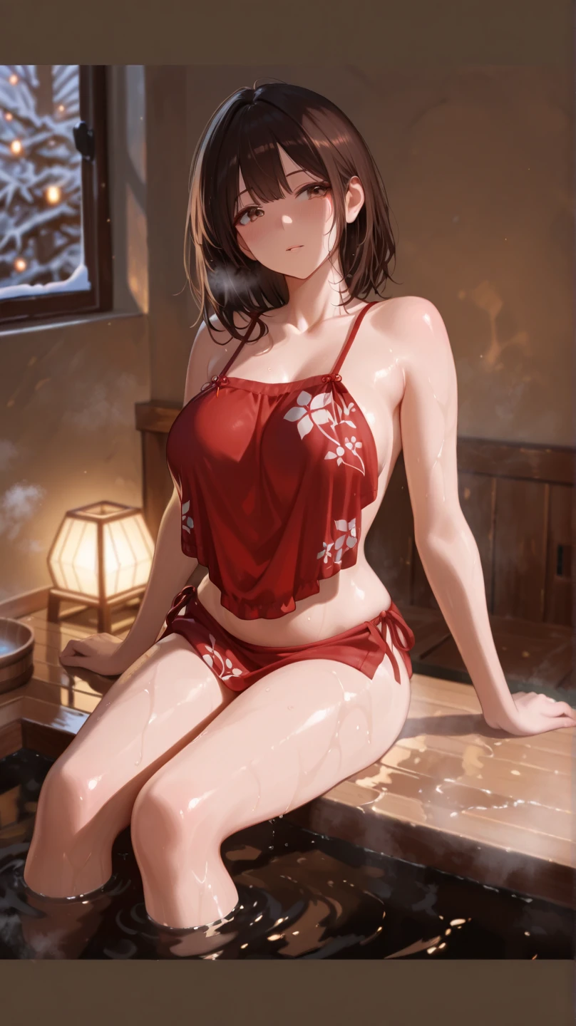 ((Daytime)),Bright expression、Photorealism、highest quality、ultra High resolution、photograph、最も美しい北欧の女の子のphotograph、かわいくて美しい顔のdetailed、(Small face:1.1)、(Face to face with the children_v1:0.008)、beautiful bangs、Alice in Wonderland、17 years old、Glowing White Skin、Hair gets tangled in the face、顔まで届くbangs、bangs、Hair between the eyes、Curly Hair、Super long hair、Attractive pink super long straight silky hair、Thin Hair、Beautiful bright, clear, large light blue eyes that are charming and sparkling、Narrow waist、Shorts、sweater、High heels、eyeliner、double eyelid、Reflective thighs、(from the front:1.3)、arched back、(One girl,alone:1.5),
(Beautiful background,detailed background:1.5),
(masterpiece, highest quality:1.3),beautiful detailed glow,Best lighting,(((highest quality,Fabric Shading,ultra detailed))),extremely detailed CG unity 8k wallpaper,非常にdetailedで美しく、aesthetic,The best light,High resolution,detailed,Dynamic Lighting,super detailed skin,Intricate details, Hyper Detail, Sharp details,detailed, High resolution, Intricate details,(Delicate facial features:1.3),
(Very spacious:1.3),(Panoramic View:1.3),(Depth:1.5),(Long Shot:1.3),(Nice views:1.3),(Pale skin:1.3)、(Streak:1.5),(Black Cross Halter Bikini:1.2)、(avert your eyes:1.2)、squat、(Browsing Caution:1.4)、 (Grab your chest:1.6), (自分のGrab your chest:1.3)、(Red Side Tie Bikini:1.4), ((cowgirl position, straddling)), ((love juice, pussy juice, pussy juice stained, sweat, steam:1.3))