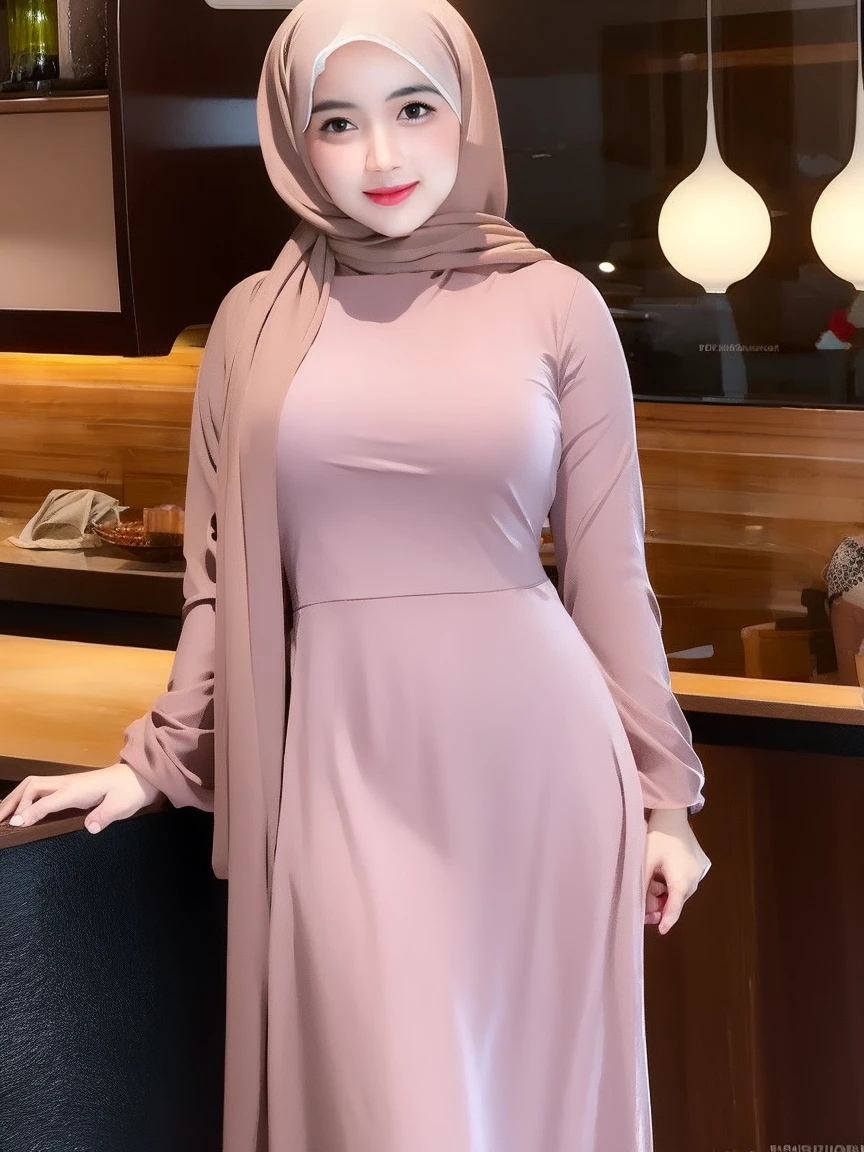 Hijab big breast realistic