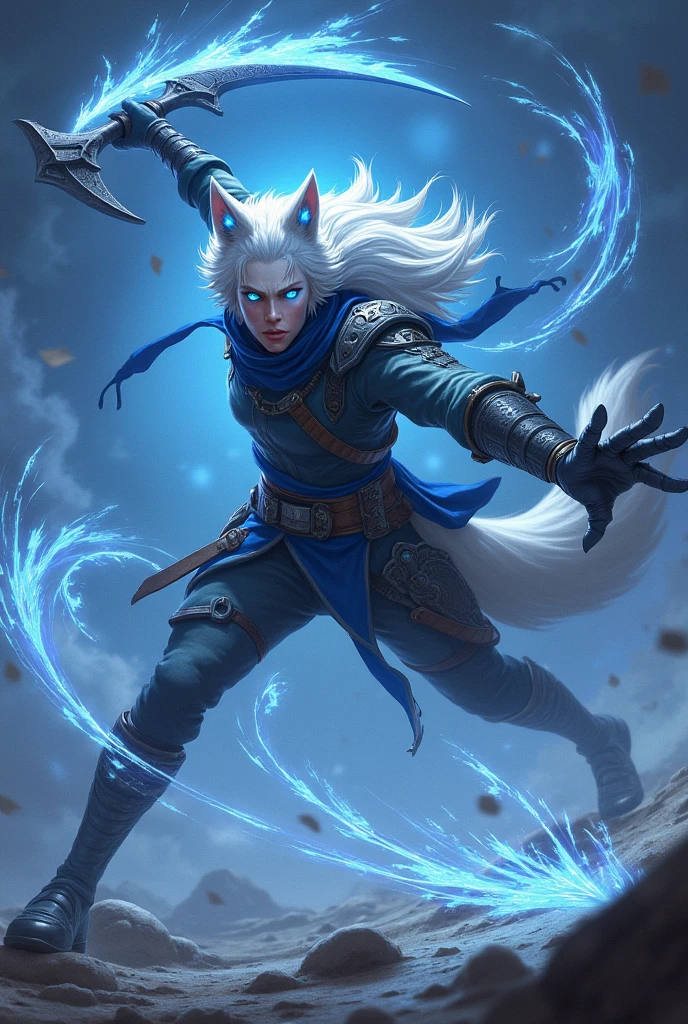 Gorgeous and elegant nine - tailed fox, blue sky, in Wudang's sword tomb, Wanjian converging, nine fox tails are flowing and smart, real scales, furry real fur, complex details, ice magic,Chinese mythology, background, intensity, illusion engine, hd, 3d stereo(Manhwa Style), (line art in colour:1.5), ((best qualtiy)), ((tmasterpiece)), (A detailed:1.4), HDR(HighDynamicRange), Ray traching,NVIDIA RTX,Hyper-Resolution,Unreal 5,sub surface scattering,PBR textures,Post-processing,Anisotropy Filtering,depth of fields,Maximum clarity and sharpness,Many-Layer Textures,Albedo e mapas Speculares,Surface Coloring,Accurate simulation of light-material interactions,perfectly proportions,rendering by octane,twotonelighting,largeaperture,Low ISO,White balance,trichotomy,8K RAW,(realisticlying:1.3),(AS-Adult:1.5),