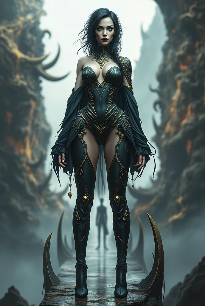 Full body like,(extremely detailed 8k wallpaper),The terrifying necromancer in the photo,menacing shadows,green pollution,Intricate,high détail,dramaturgy,Full body like,camel-toe,Hollow in,sweaty legs,, pink and smooth skin, pele Ablaze metálica Ablaze, Ablaze, open your legs,annoyed look, all over the body,Full body like,