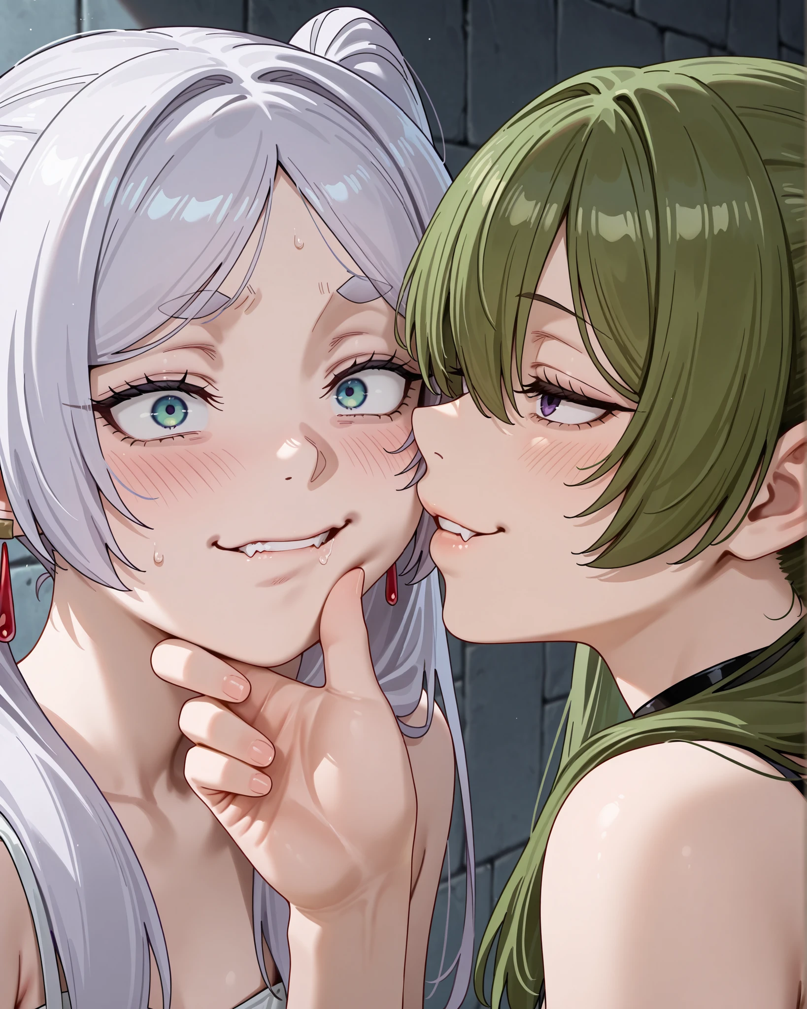 masterpiece, best quality, high quality, 1girl, solo, female focus, looking at viewer, upper body, ishigami_senkuu, full body, lewd sex pose,creampie slut huge breast gender bender,doggystyle ahegao face open mouth, tongue out, wet slut heat slut