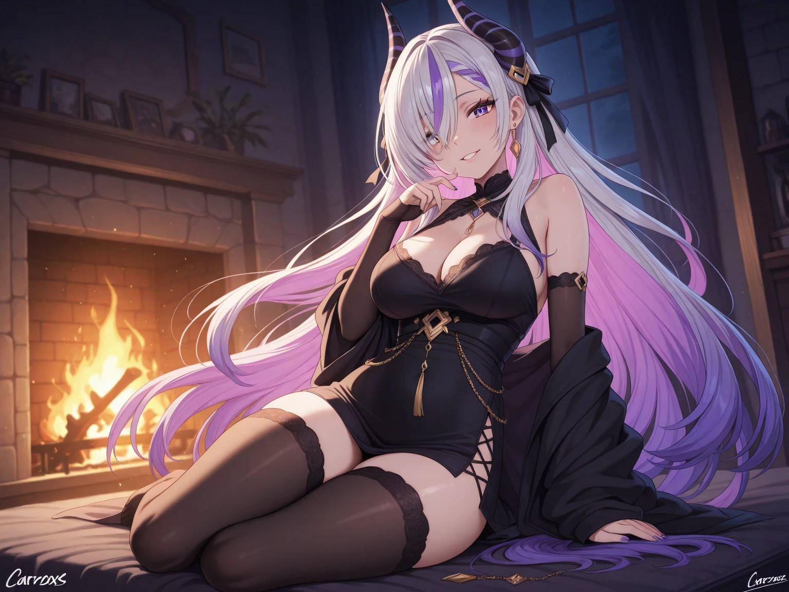 Anthropomorphic female character with wolf-woman body, Wearing luxurious clothing, vibrant fur colors, Detailed facial features, expressive eyes, soft lips, character eats dessert, realistic rendering, high resolution illustration, realistic lighting, professional illustration, soft and gentle color palette, candle blowing pose, candle on the cake, graceful movement, engaging expression, elegant clothing, mystical background, enchanting happy birthday ambiance, enchanting and ethereal ambiance, masterfully painted texture on the tail, patterns of Intricate tail, Intricate fur texture, Lifelike and realistic depiction, Captivating and seductive presence, Perfectly proportioned figure, Delicate details, Fascinating artistic quality.