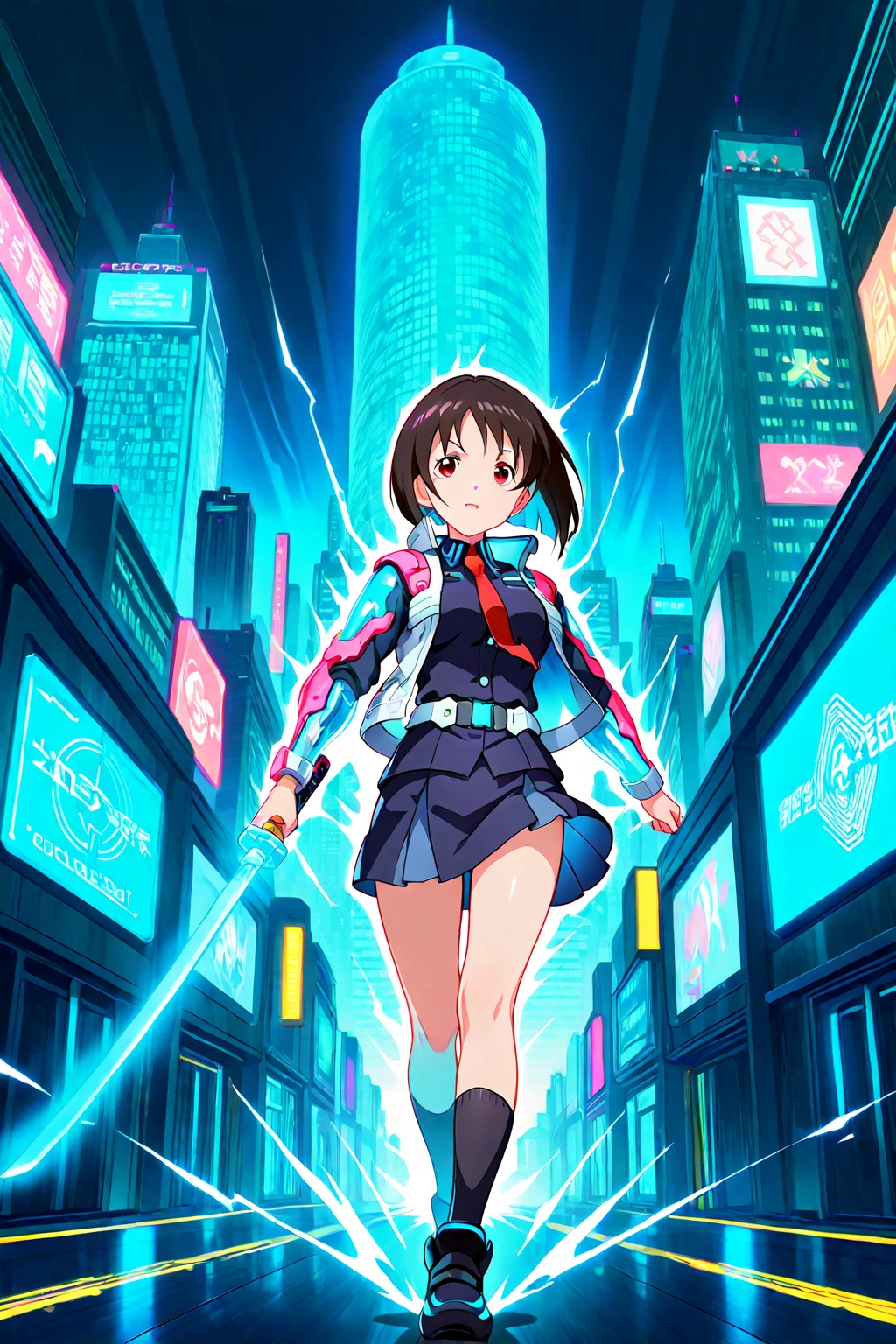 Illustration, UHD, retina, masterpiece, accurate, anatomically correct, super detail, high details, high quality, award winning, best quality, highres, good anatomy, 1080P, HD, 4K, 8k, 16k, 1girl, dynamic pose, androgynous, full body, detailed eyes, detailed clothes, detailed hair, rendering, Peni Parker, Nice Legs