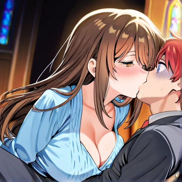 ((masterpiece)), Highest quality, Very detailed,(One Girl),Yuki Asuna、 Long Hair,Beautiful background ,(((Clothing))), chest, Bent body,Lie in, Look to the side, Worried face, Female genitals in full view, Drunk look, Hot body、Sweaty、Spread your legs、Opening the vagina with your fingers、Female genitalia seen deep inside、 Browsing Caution,I'm being cuckolded、Verbal invitation、In the heat、One boy、他人のchestを掴む、Sitting on a seated man, Later, the man inserted、Heterosexual, (((reverse upright straddle、chestを揉む、Sex with a man, Big penis in vagina、Intense piston movement)))、Browsing Caution, (((Vaginal 、Sticking out tongue、Intense climax、Trembling Body)))、Landscape、Deep Kiss、