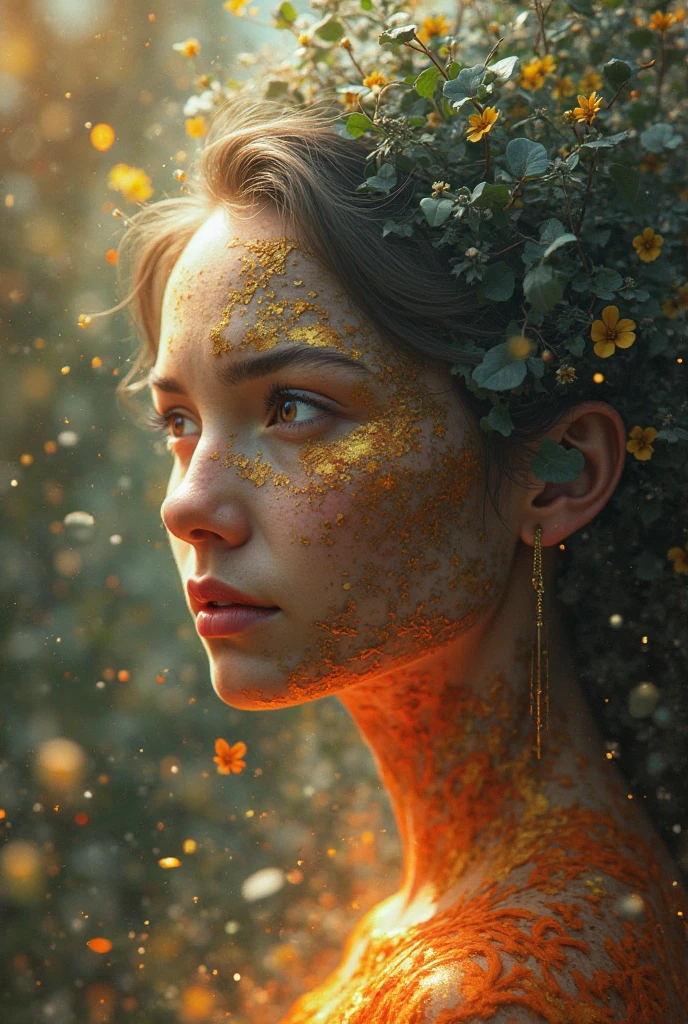(extreme close up:1.5), (face focus:2),(Style of ???? ???:1.5),
((side face:2)),(1girl surrounded by soft_light:1.5), (backlighting:1.8), (lighting),(flowing fabric:1.3), ((Floral_summer_dress:1.5),(Straw_hat:1.3)),
(masterpiece), realistic, HDR, highly detailed, 8k, raw photo,
ambient occlusion, natural, harmonious composition, warm tones, fine art photography,