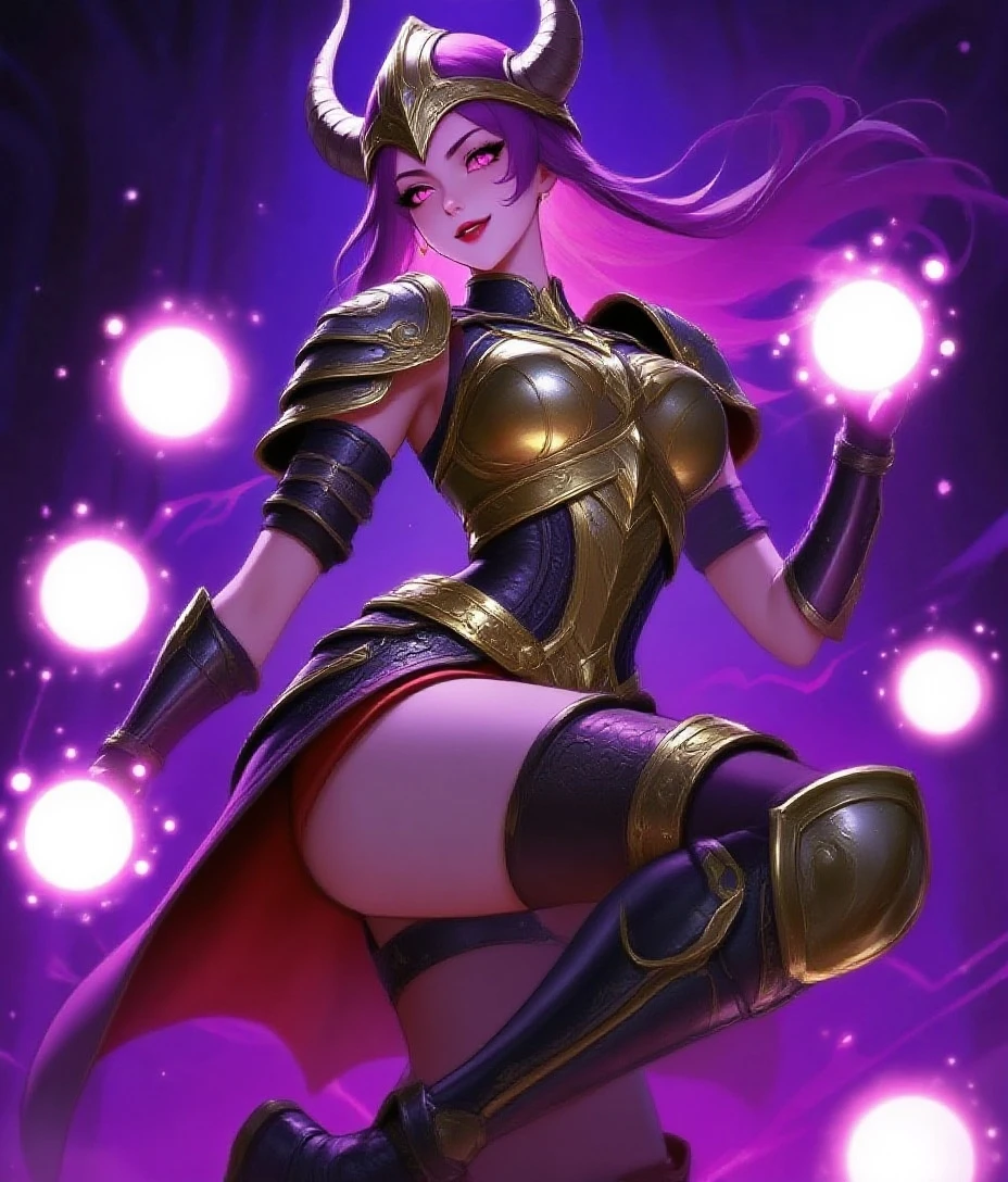Summoner barefoot female levitating with blonde hair, robes and arms of cloak raised on a broken earth, luz de lava brilhante de baixo do campo de asteroides (rochas irregulares, pedregulhos e detritos disparando para o ar:1.3) (tempestade de detritos de poeira ventosa:1.1) Volumetric mist mist ray tracing z pass bright light from below, (obra-prima) (melhor qualidade) (detalhado) (8k) (cinematic lighthing) (foco nítido) (intrincado)1girl, purple hair, nude, red eyes, demon wings, medium breasts, collar, earrings, demon horns, medium hair, pussy,