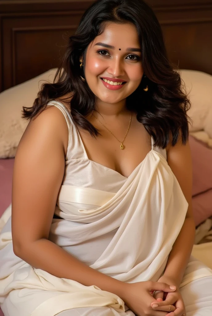 A woman neck blouse and saree,on the beach,fair face,round face, angle face, beautiful face,big cheeks, curvy, hourglass figure, swooping breasts, deep cleavage, open arms, sexy armpits,big penis, nipples, ass, necklace, (cinematic:1.3), intricate details, (ArtStation:1.2),araffe woman in a neck blouse and saree standing on a step, thick thighs, thick legs, full body photogenic shot, full body! pretty face, neck blouse and saree woman, gorgeous lady, full body shoot, full body!! maximalist details, skinny waist and thick hips, dressed in a neck blouse and saree, pretty face with arms and legs, juicy legs, vibrant hues,