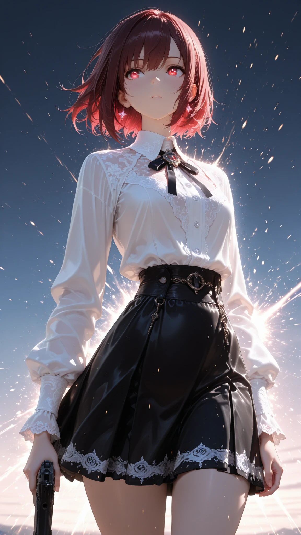 (Emily Rudd:Hayley Williams) best quality, masterpiece, (realistic:1.2), detailed face, beautiful eyes, (masterpiece, top quality, best quality, official art, beautiful and aesthetic:1.2), (1girl:1.4), extreme detailed, (Joshua Middleton comic cover art:1.1), (Action painting:1.2), (concretism:1.2), theater dance scene, (hypermaximalistic:1.5), colorful, highest detailed,