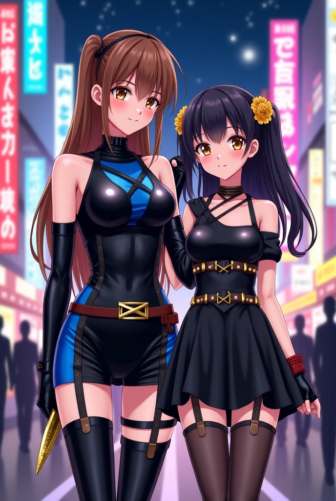 (best quality, 8K, masterpiece: 1.3), Be focused: 1.2, beauty: 1.4, Abdominal muscles: 1.1, Brown hair, Aqua blue dress: 1.4, Outdoors at night: 1.1, City Streets, Pretty face and eyes, Double eyelids. Add realistic lighting, Pay attention to adjusting the proportions.