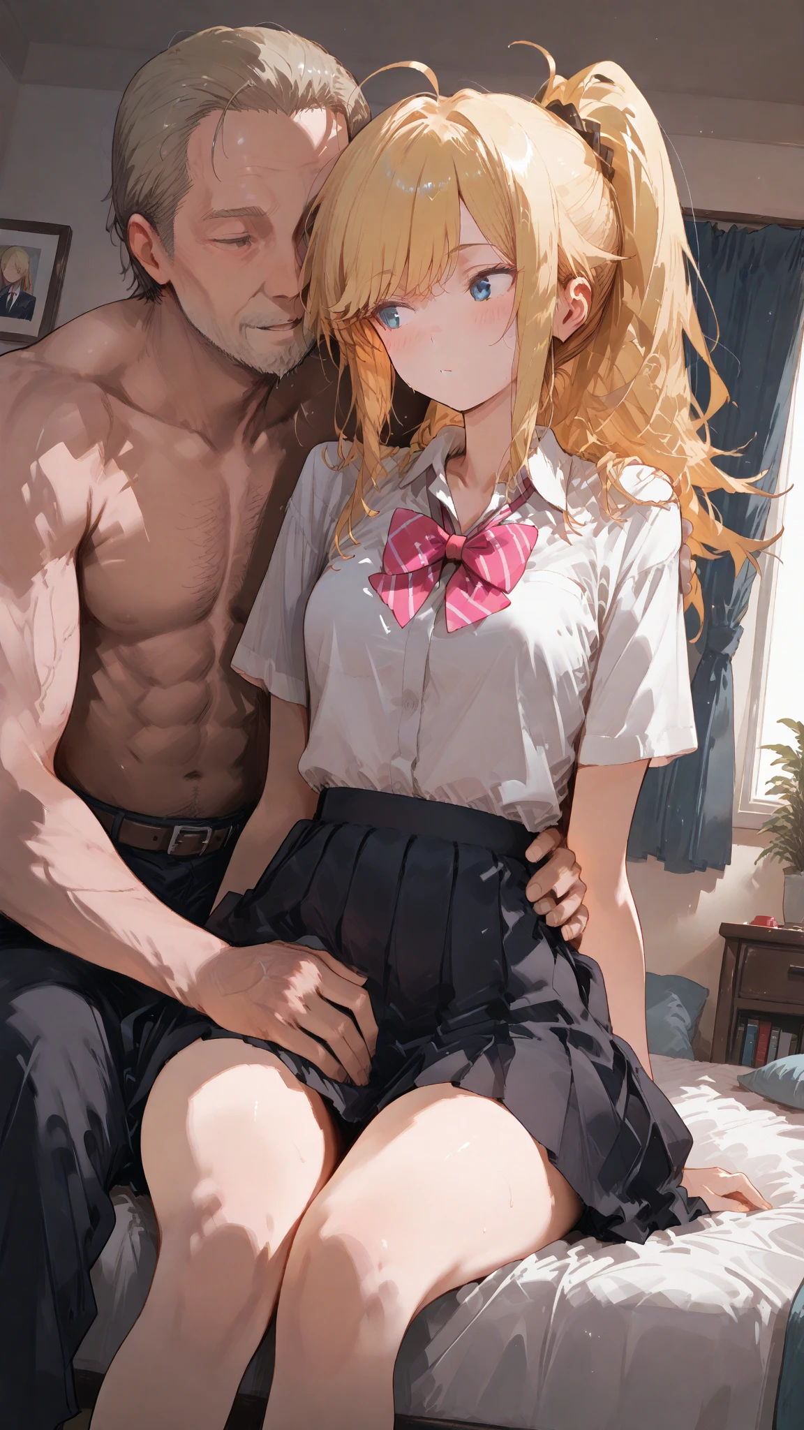 (breast sucking:2),(grabbing own breast),erectile nipples,puffy nipple,(oral cunnilingus:2),(small breasts:2),best quality, very high resolution, full color, ultra detailed, extremely detailed CG,anime,illustration,(perfect anatomy:1.2), super detailed skin, beautiful detailed eyes, extremely detailed face,nsfw, 1girl,1boy,hetero couple, pov,pussy,woman riding on man’face,girl on top,spread legs,
love juice, (motion blur from the shoulders down: 1.4, motion lines from the shoulders down: 1.4), naked, no clothes, eyes closed, Open your mouth and blur your body from the shoulders down,