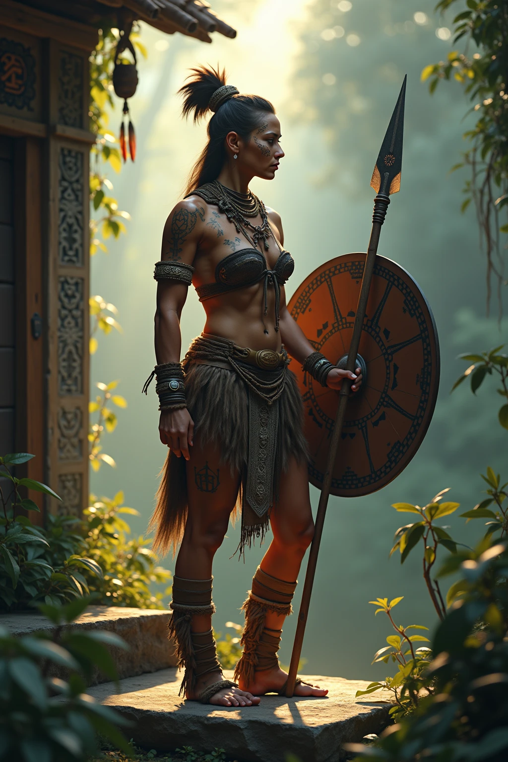 Aztec Warrior Woman