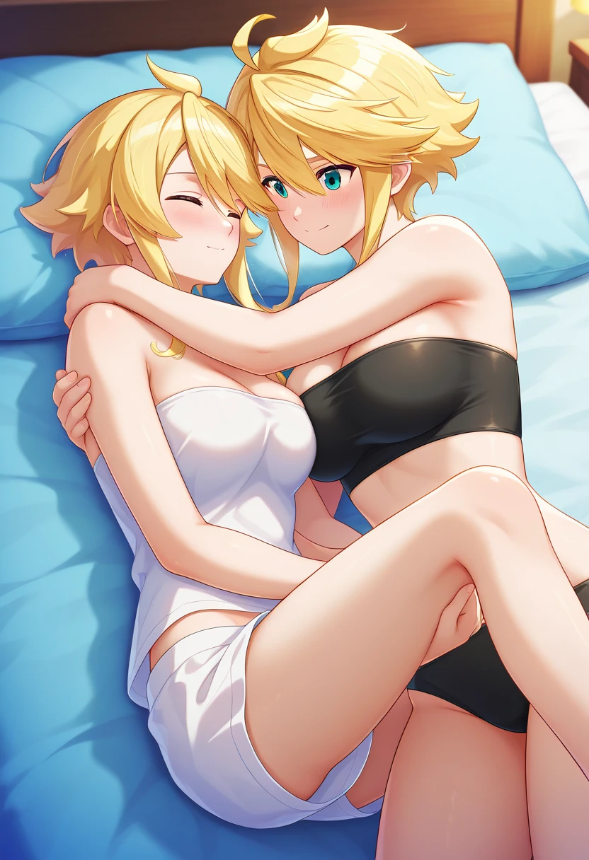 artwork, high qualiy, 4K, High definition, On all fours in bed, (((lust)))a empregada usa uma micro calcinha rosa transparente desenhando sua pequena bucetinha inchada de lust e vestido preto e meias pretas enormes , mid calf butt, Digital , sleeping , I miss the back view of the hair , excessive sweat, crying with pleasure, 1 sexy girl , ((luxuria)) perfectbody, ((tears in the eyes)) perky and well-shaped medium butt, (((a small, well-defined anus))) two well-designed images separated in different positions (((bug free images))) (hair blonde) messy, ((juices dripping from pussy)) faithful to source description_アニメ, Konosuba darkness \(Konosuba \) (( darkness ))