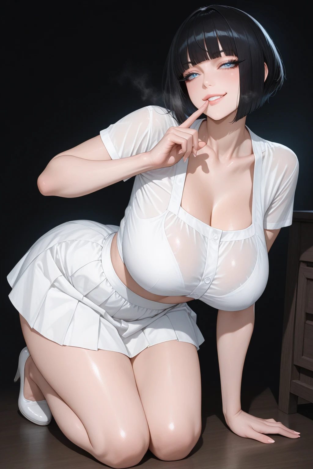 nurse uniform,hospital, latex nurse suit,nurses,busty,elbow gloves,labcoat,silverhair woman,blue eyes , gigantic boobs ,medical instruments,asian nurse,two nurses,speculum,examination room,oversize boobs, ,big ass ,strap on, lay on table ,legs spreaded,giving birth,gyno chair , dentist,Milf,